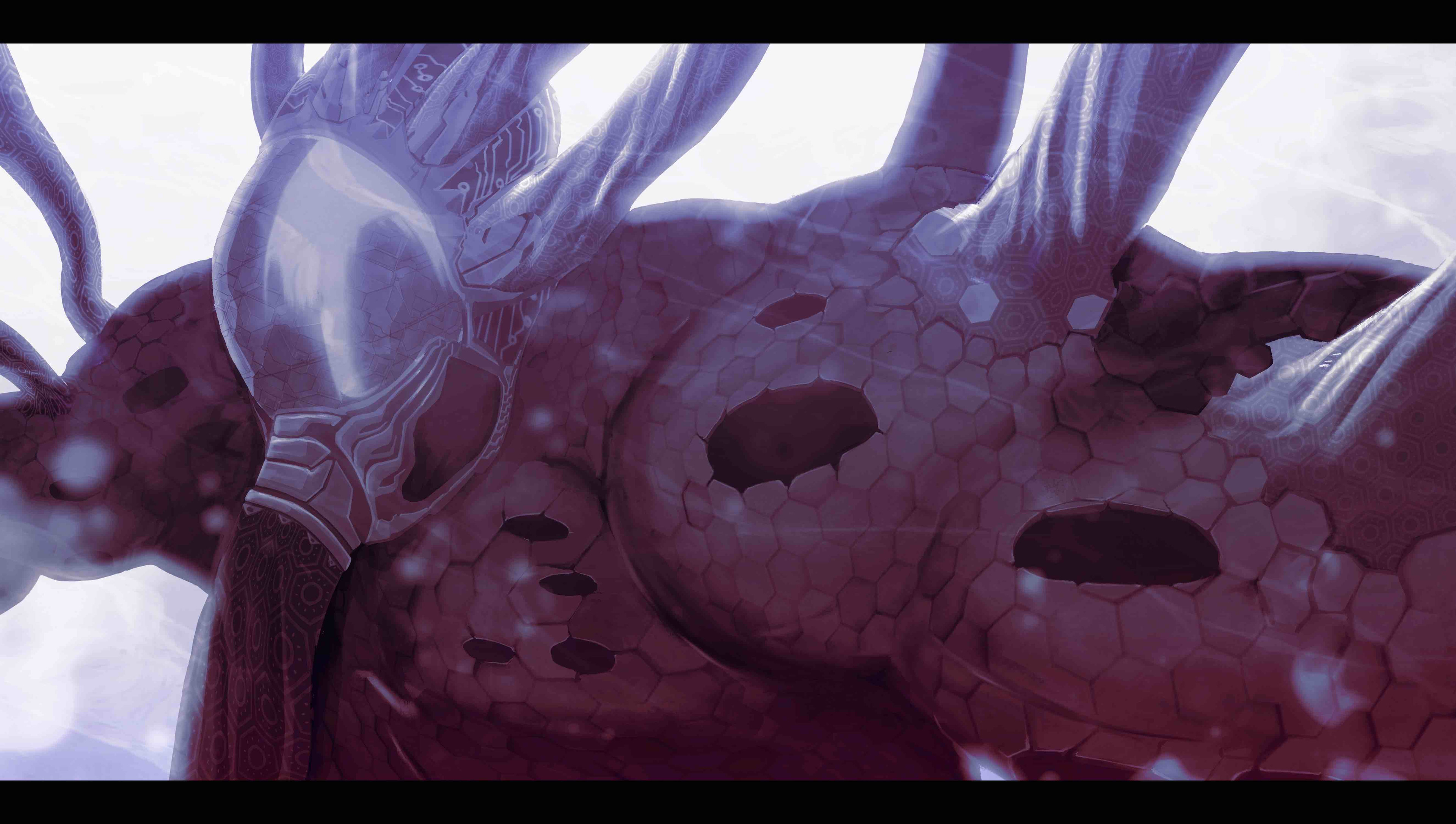 D.AV.I.D - in crio sleep, before bec9ming the Vanquisher he was a warrior selected to become the Vanquisher in case the Titan awakes again. The idea of David as code name came for the main concept of David and Goliath.