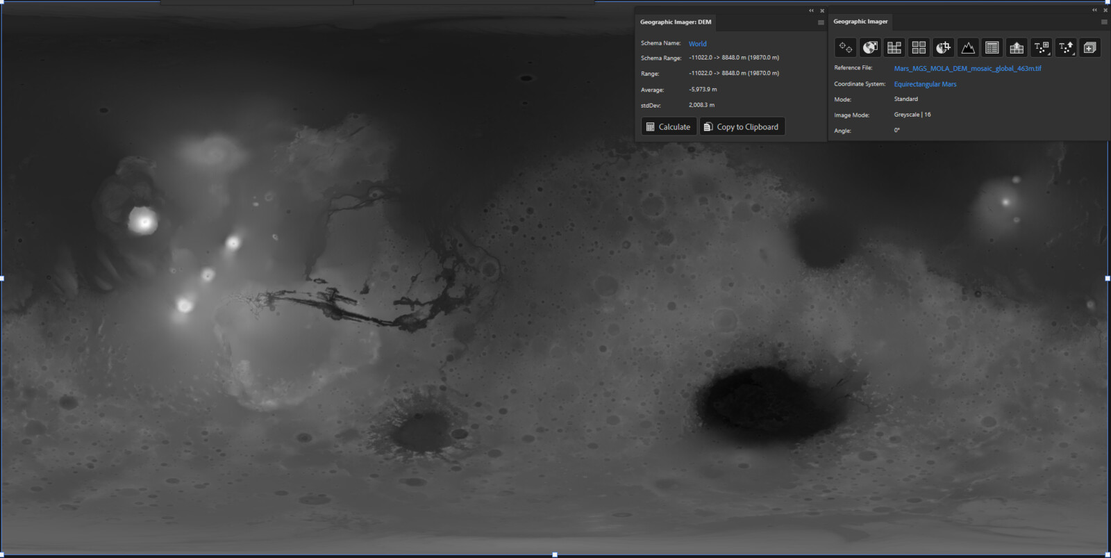 We used publicly-available DEM data and Voxel Plugin to  recreate Mars at 1/20th-scale