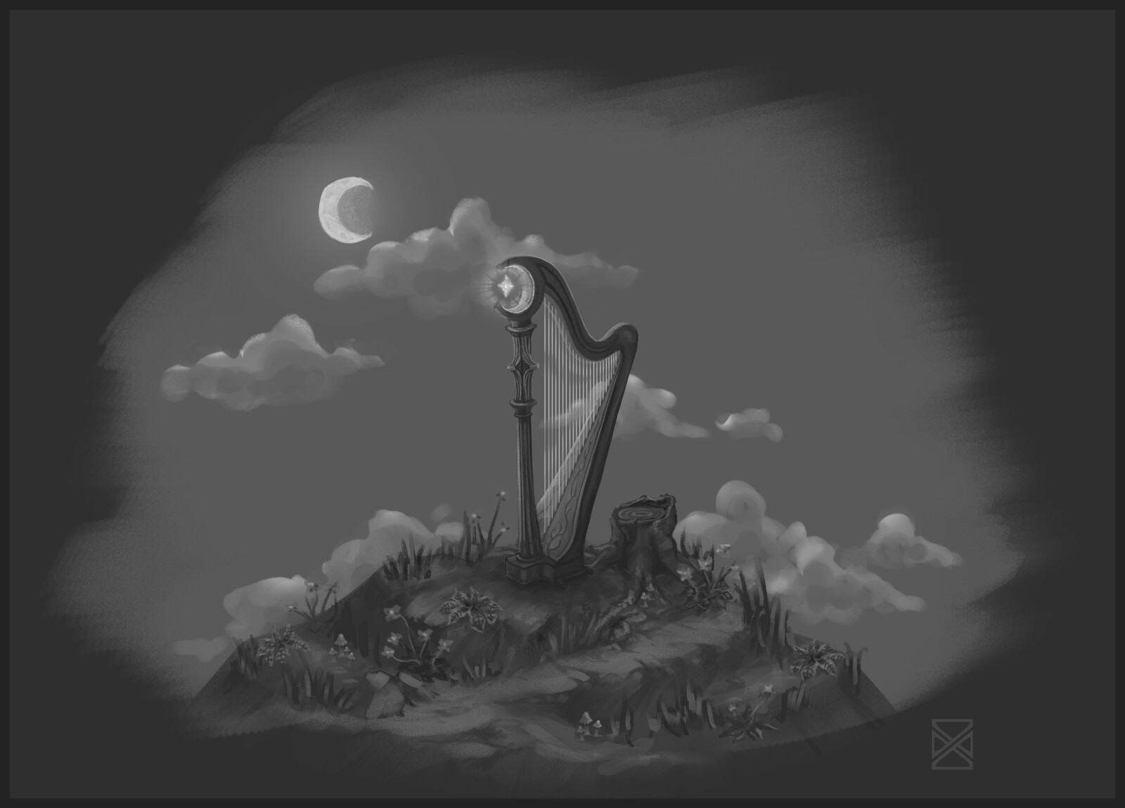 I recently got a new drawing tablet and couldn’t resist creating a little illustration! Just for fun 😊