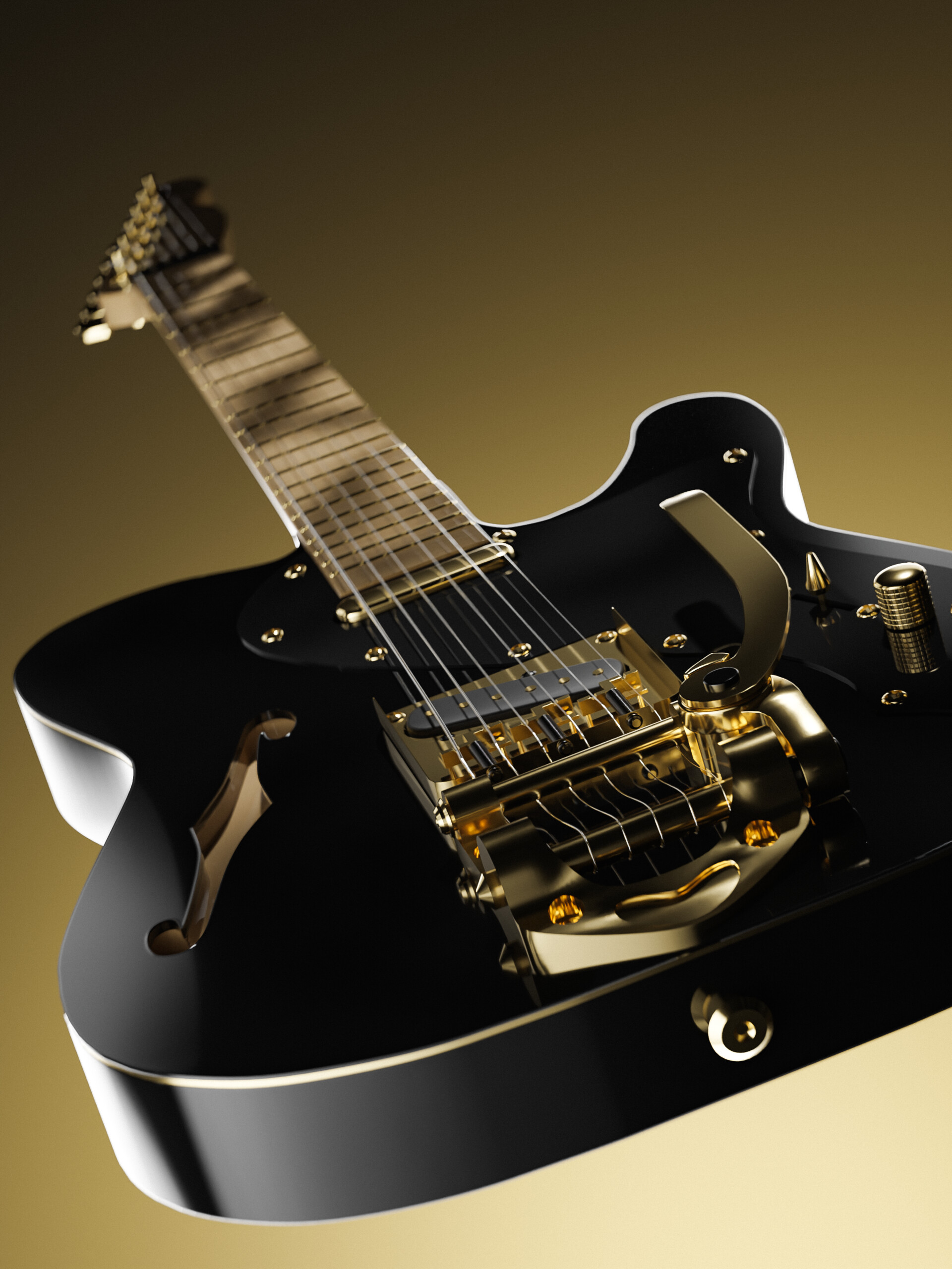 ArtStation - Thinline Telecaster Deluxe + Bigsby Bridge