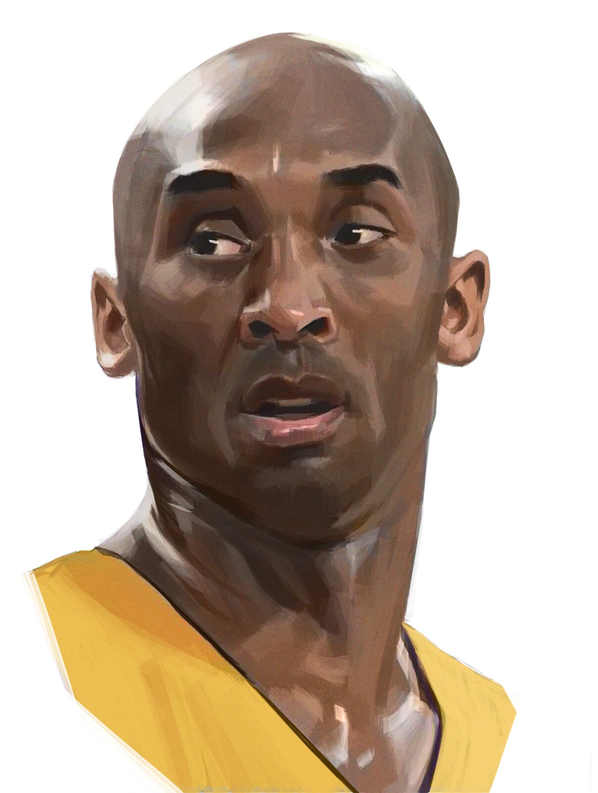 Daily Practice #45: Kobe Bryant +video timelapse