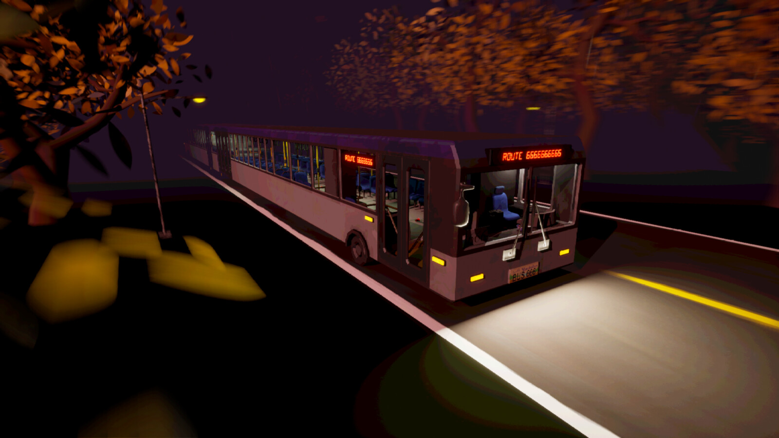 Moduled bus (low poly)