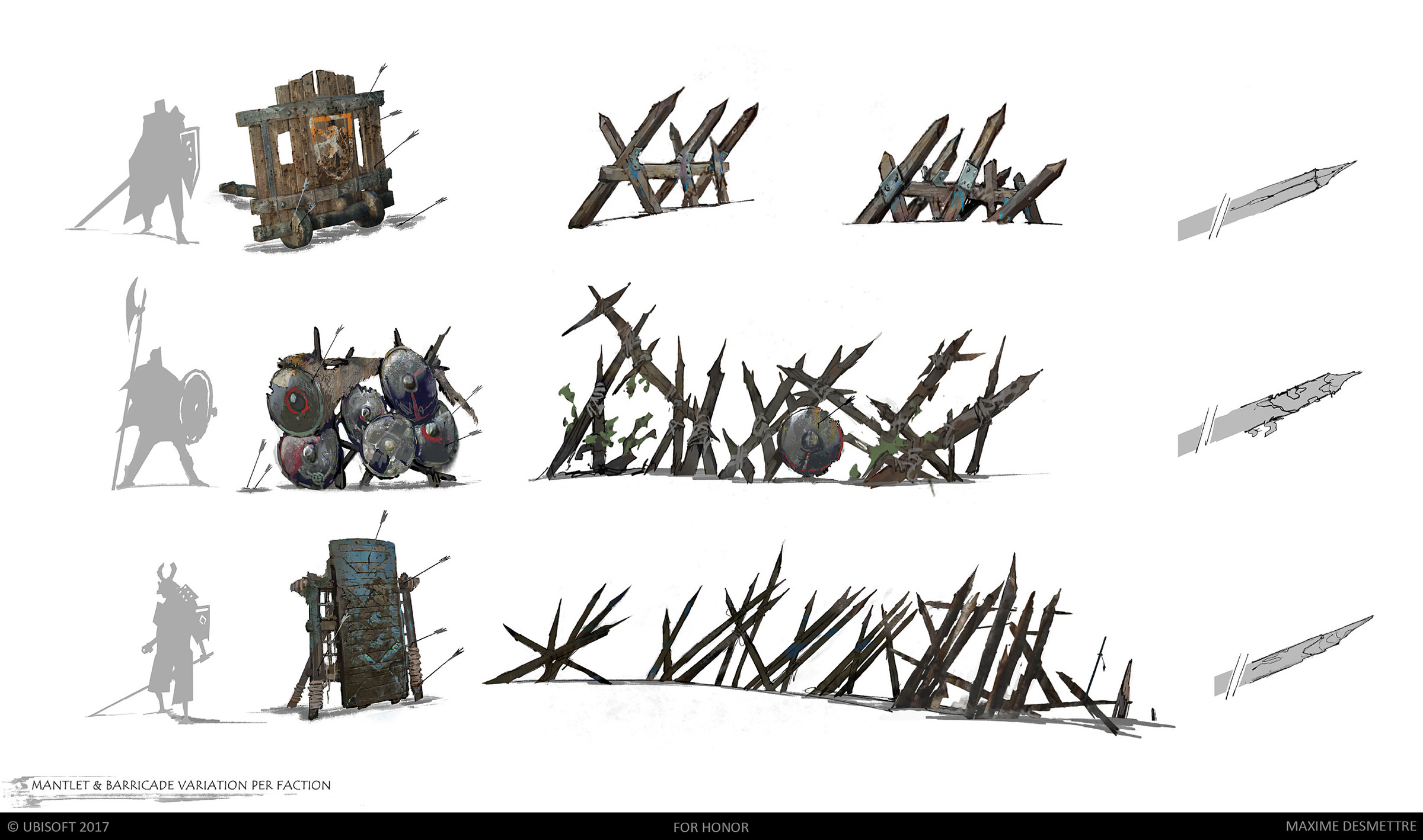 Mantlet &amp; Barricade - Per faction