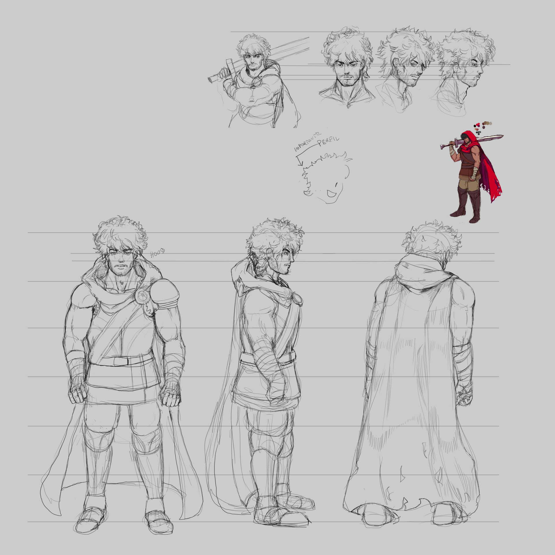 ArtStation - Red Strider Turnaround