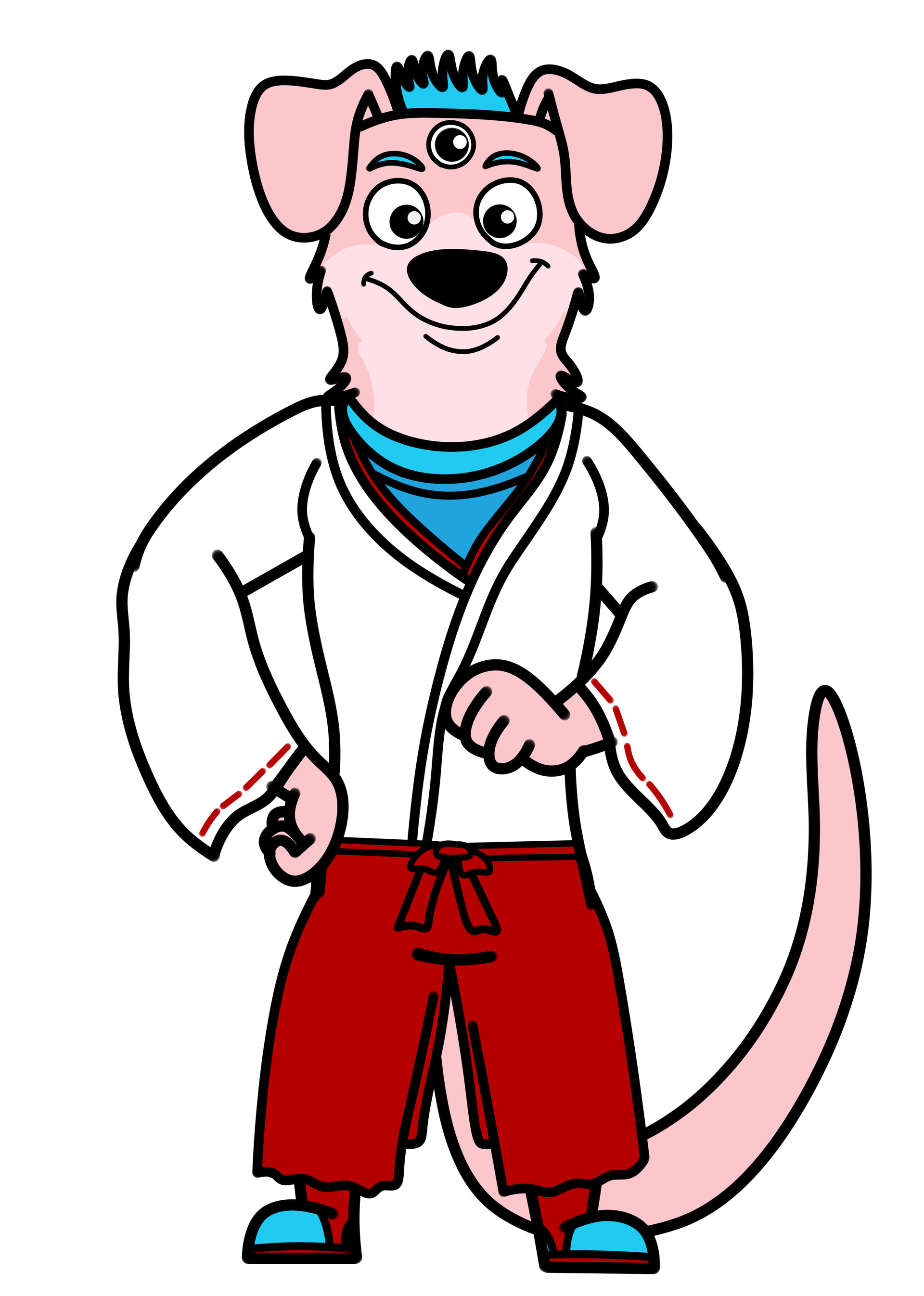 Bunny Zordar Popat Hani Bani Cartoon Cartoon ArtStation Dog A Tat