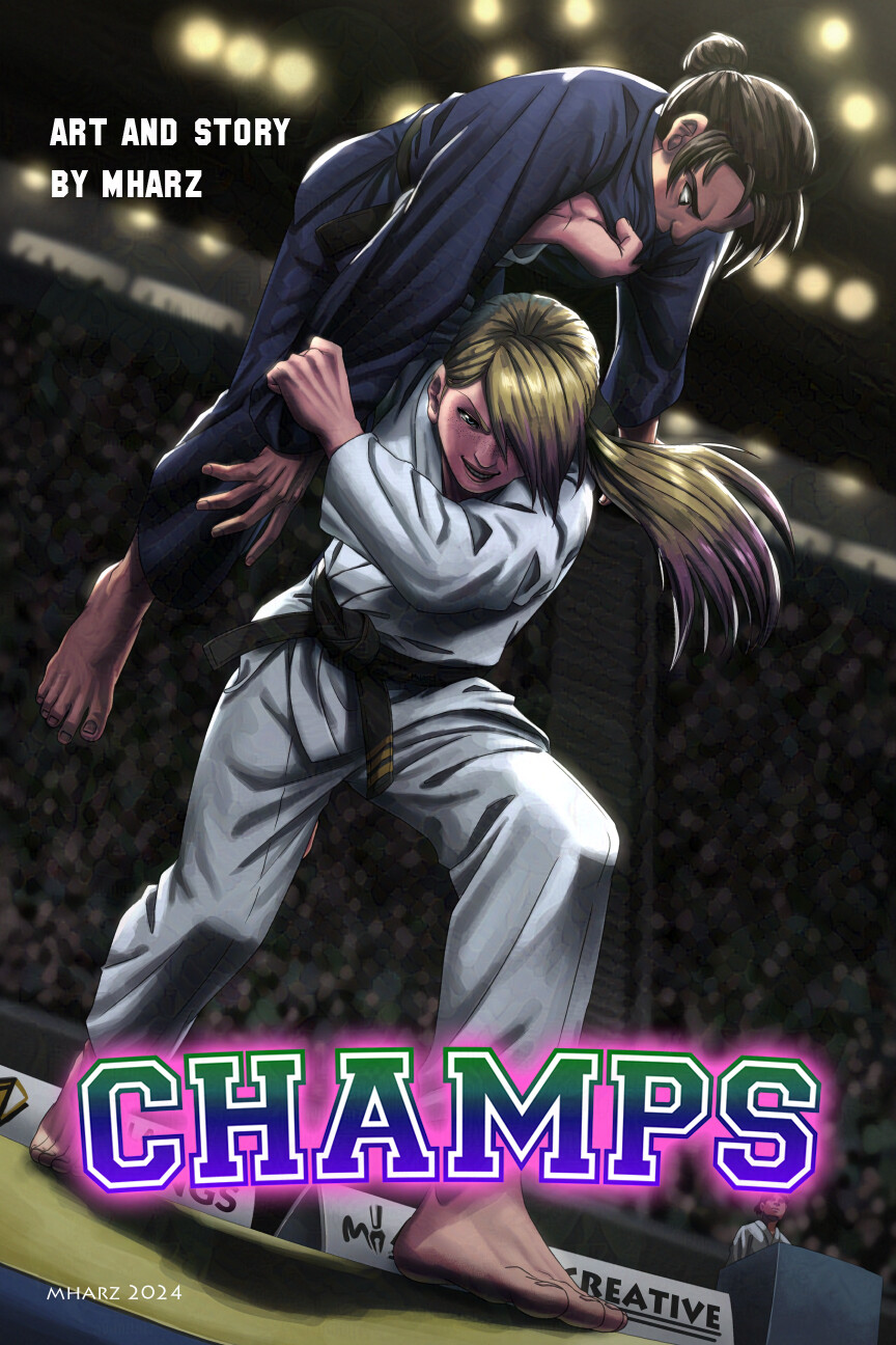 Judo - cover variant. Digital Illustration by Mharz