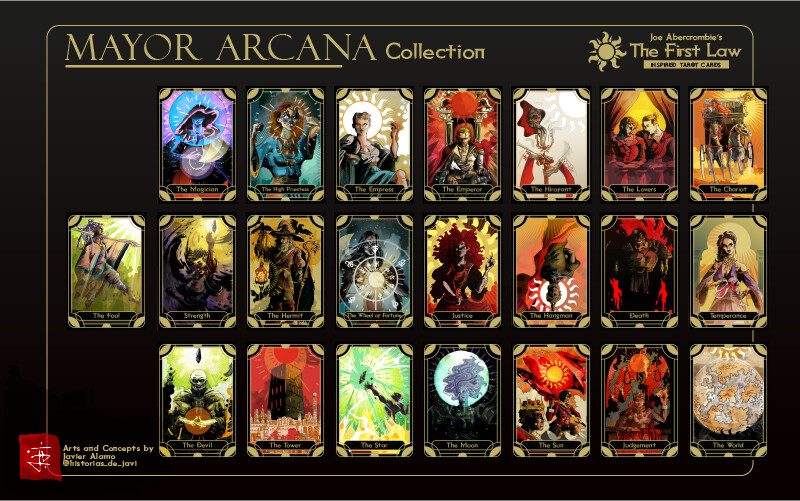 ArtStation - Joe Abercrombie´s First Law inspired Tarot Cards