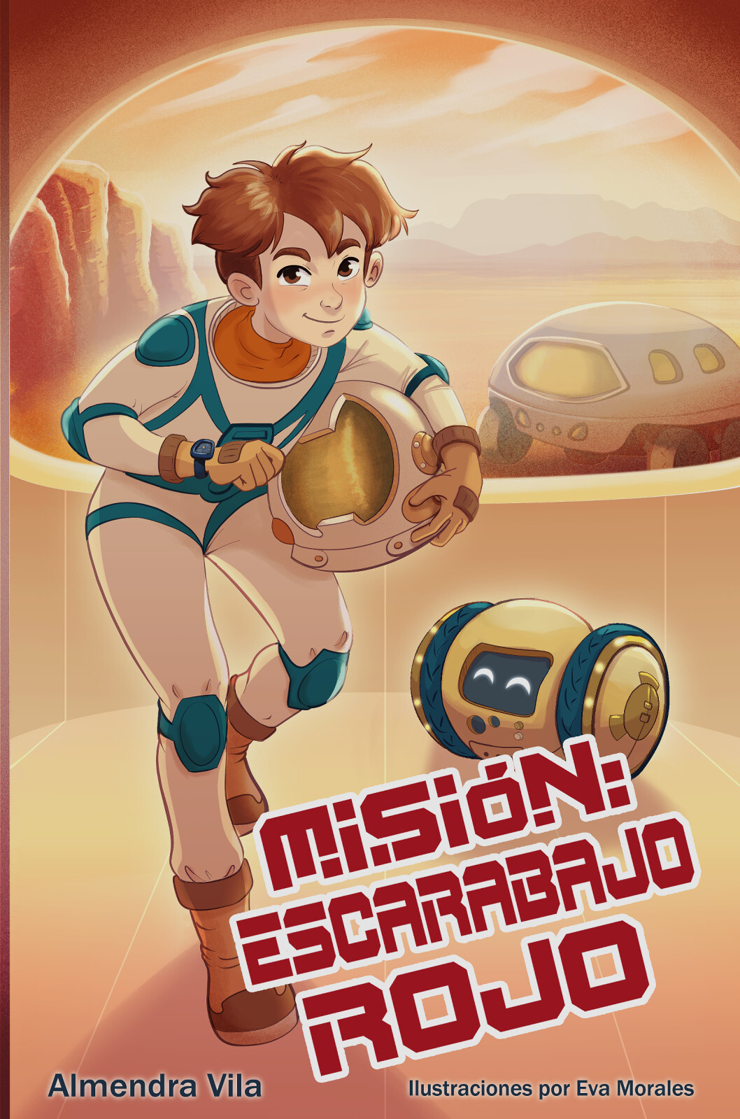 Misión Escarabajo Rojo by Almendra Vila
Author: Almendra Vila
Illustrator: Eva Morales
Publisher: ©Almendra Vila (2024)
Languaje: Spanish
ISBN: 979-8325993671