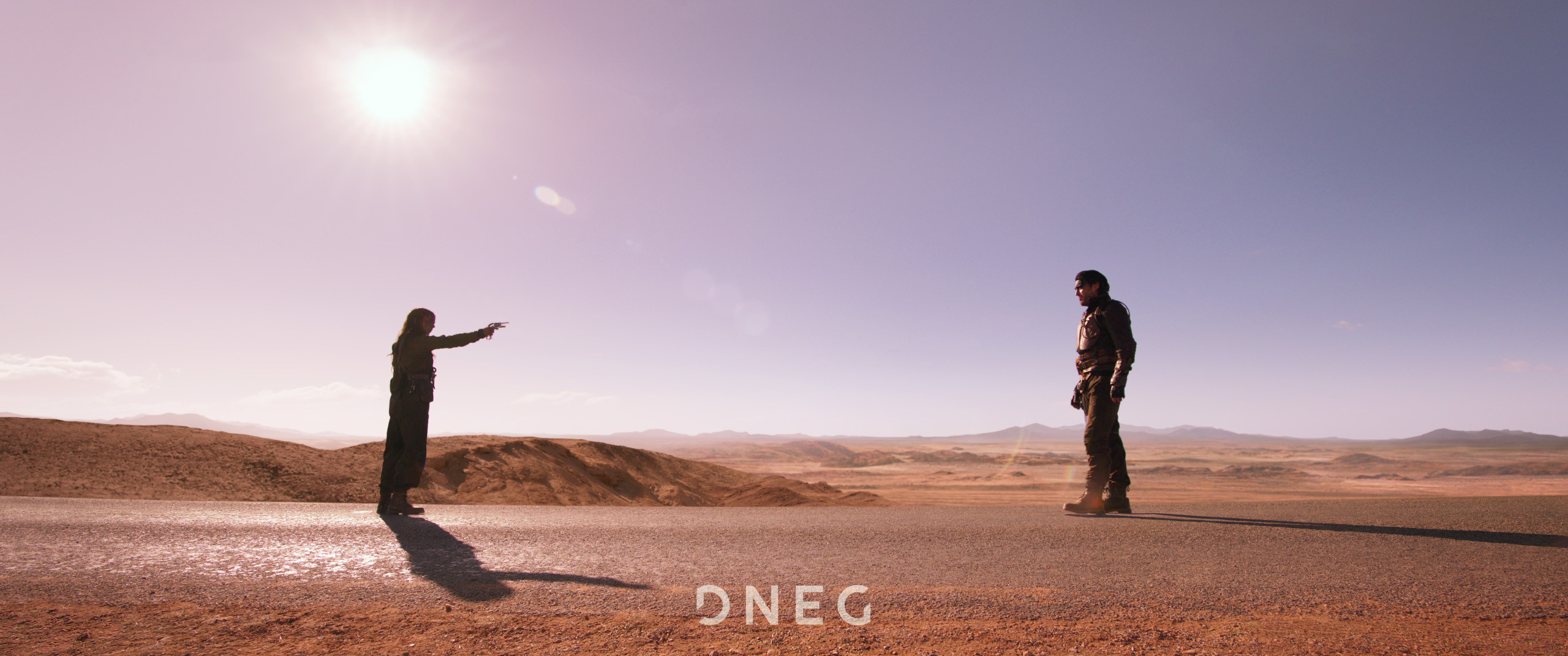 Final shot from compositing team of The Wasteland section ( my task was the background design and final matte painting )