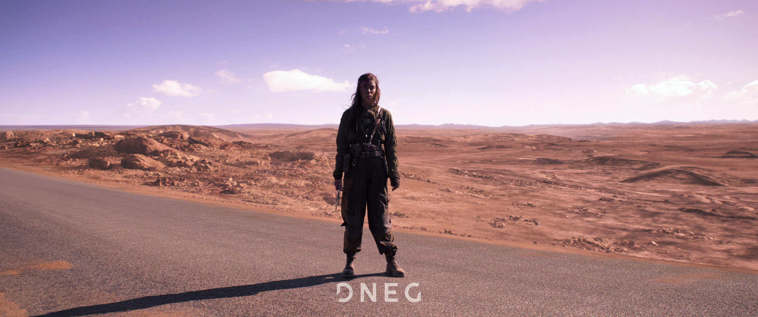 Final shot from compositing team of The Wasteland section ( my task was the background design and final matte painting )