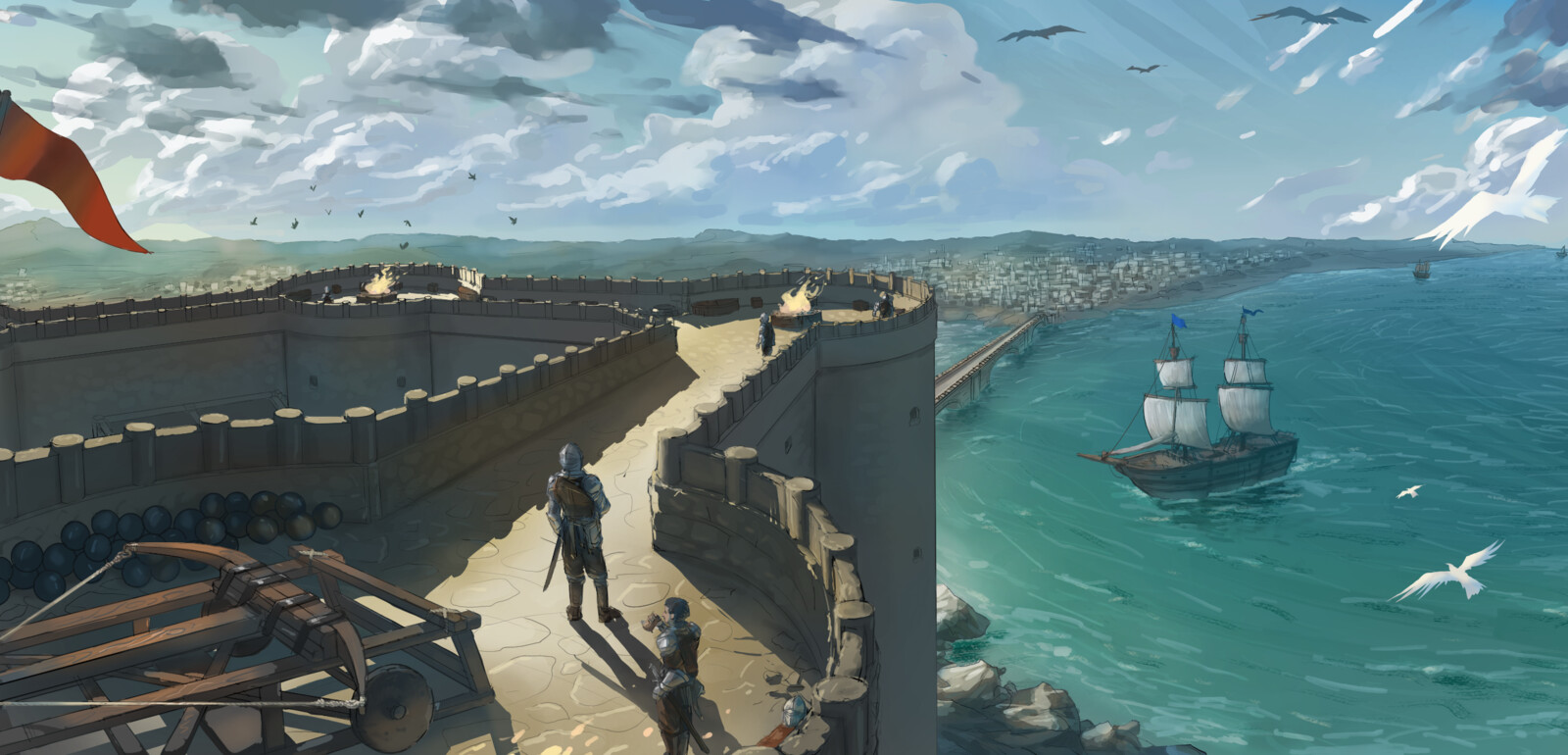 2nd Floor &amp; Ramparts of Seatower of Balduran