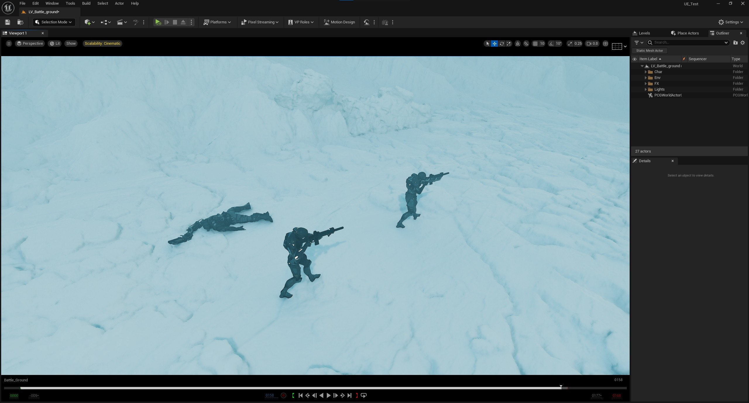 Unreal viewport