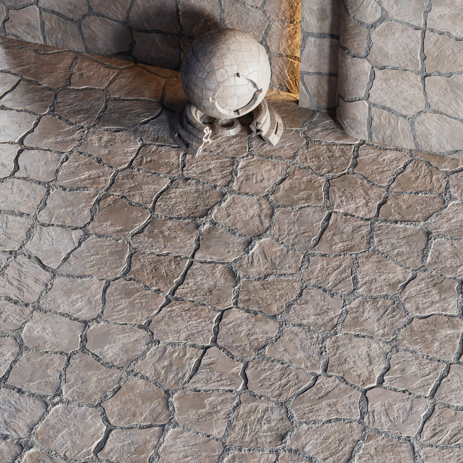 H112 Stone Pavement | PBR | 4K | Seamless | +SBSAR