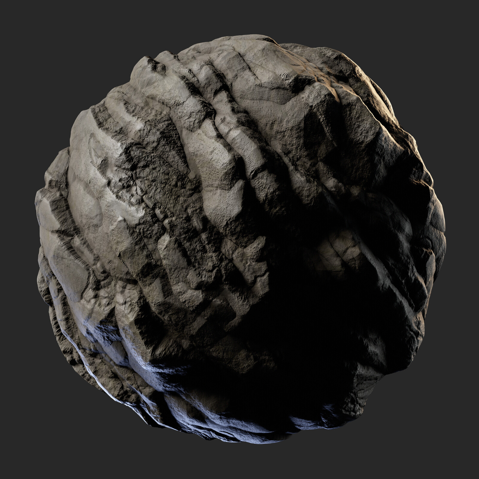 H124 Rock Cliff | PBR | 4K | Seamless | +SBSAR