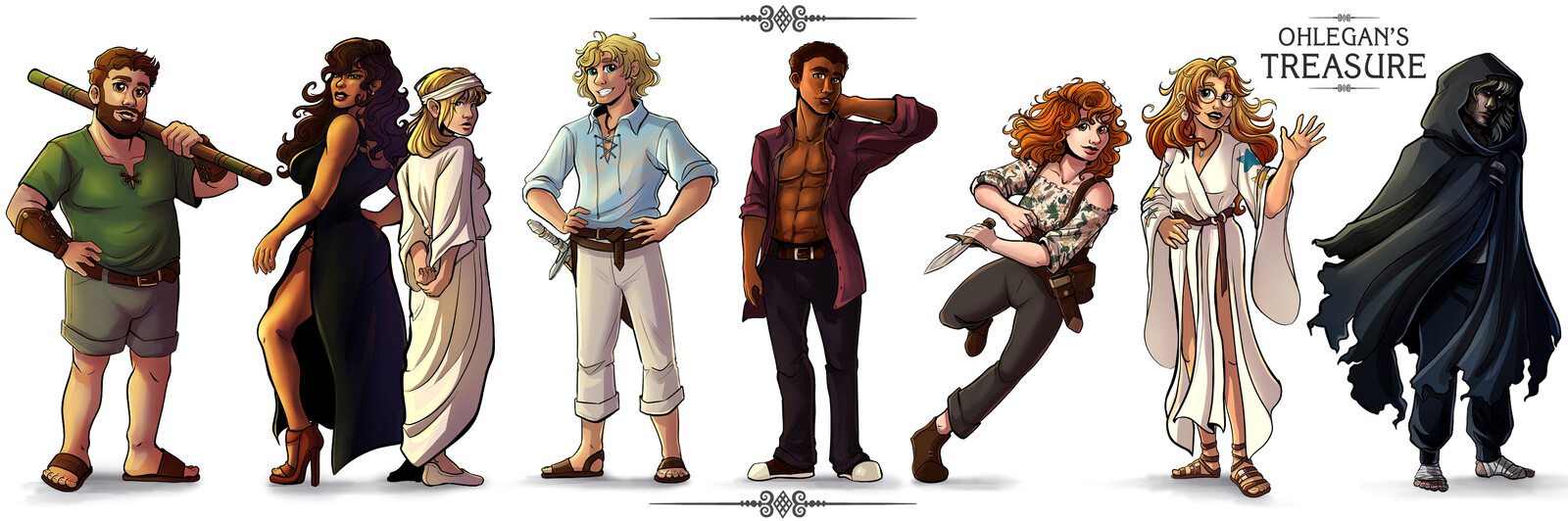 Ohlegan's Treasure Character Lineup