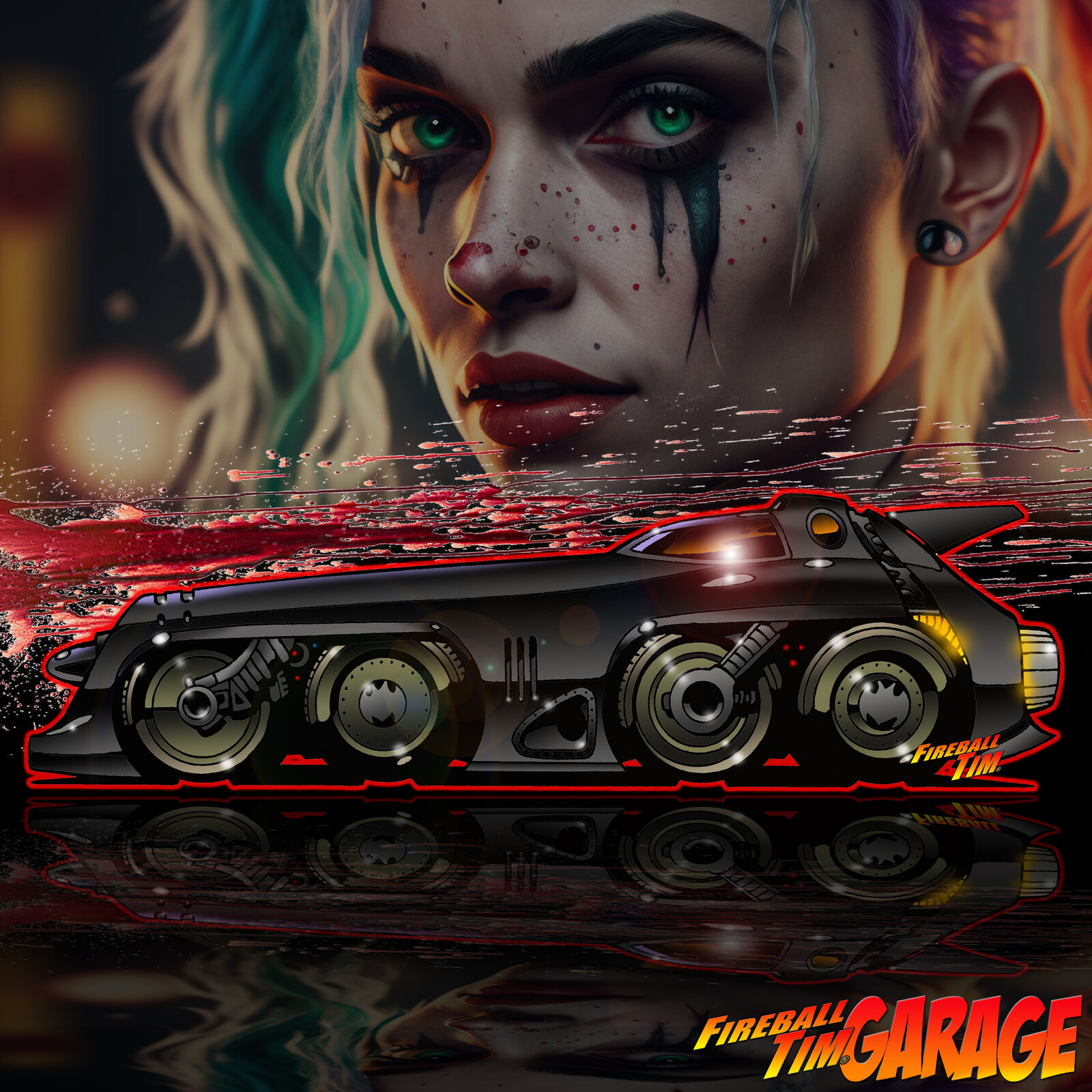Batmissile ARt by Fireball Tim