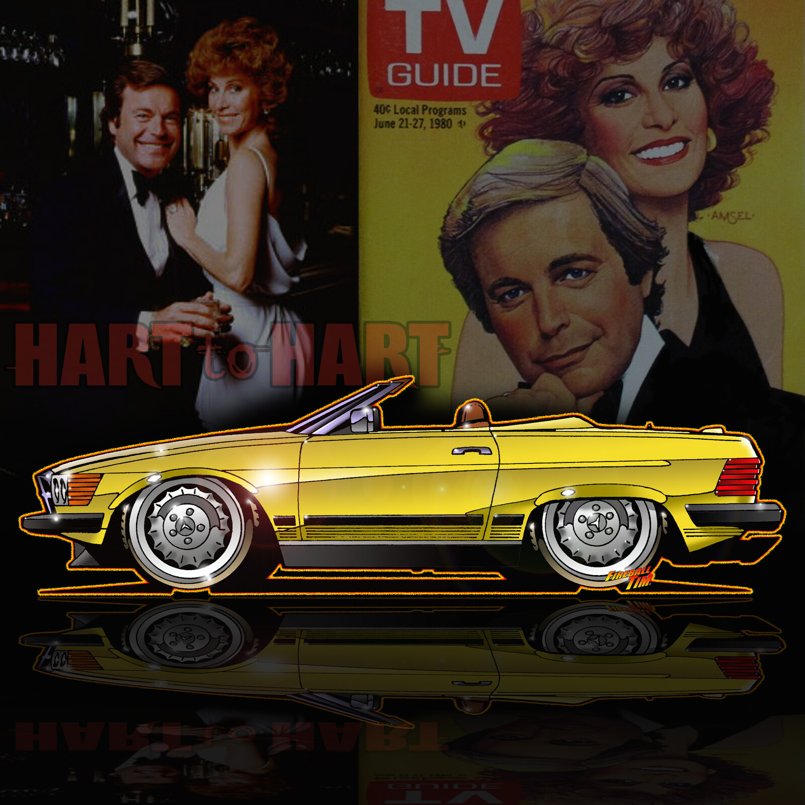 Hart to Hart Art by Fireball Tim