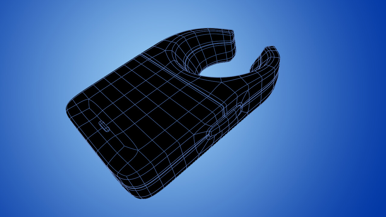 Vein Finder, wireframe view