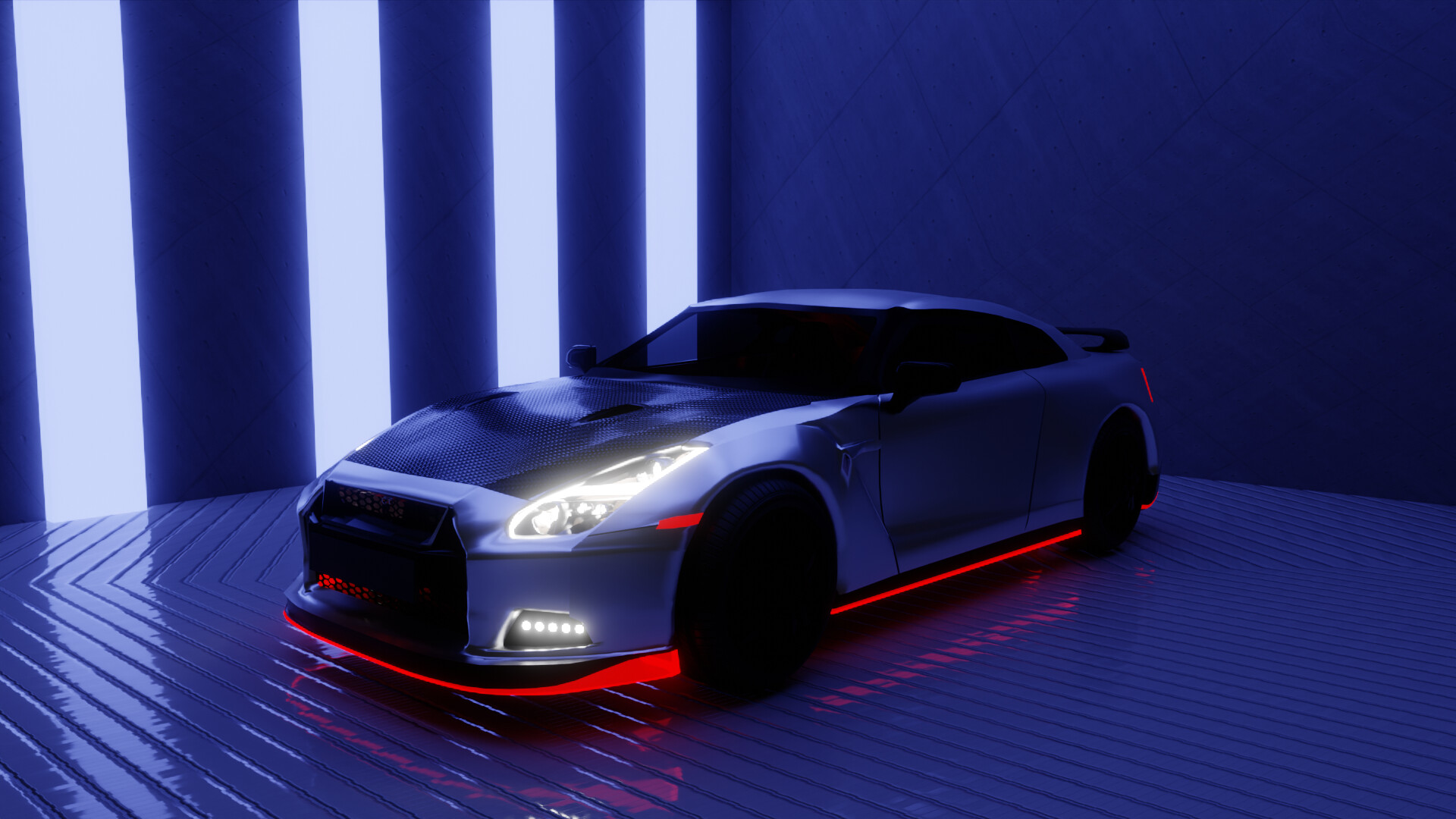 ArtStation - NISSAN GTR R35