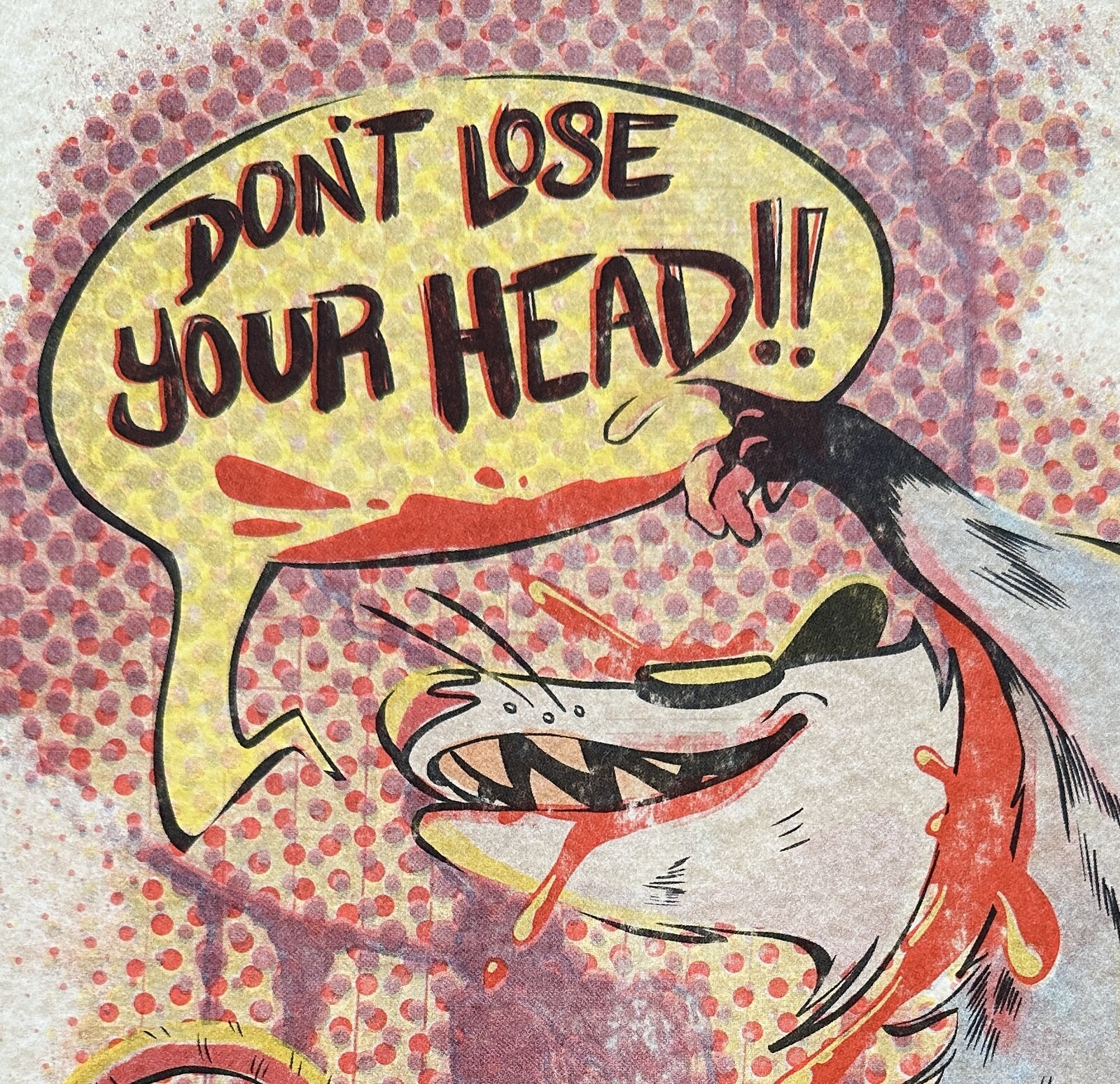 Cropped View of the printed poster.