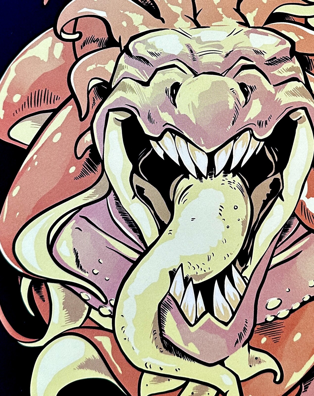 Close up of Belial Poster.
