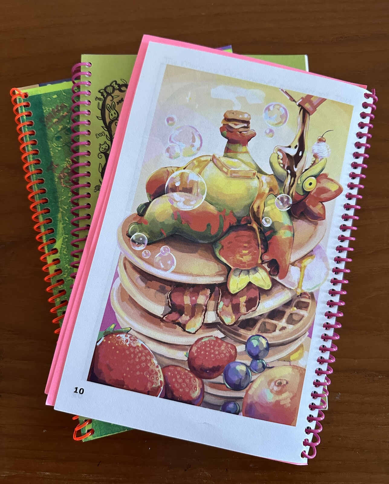 Another shot of Breakfast Bliss in the XCB anthology zine "Mealtimes"