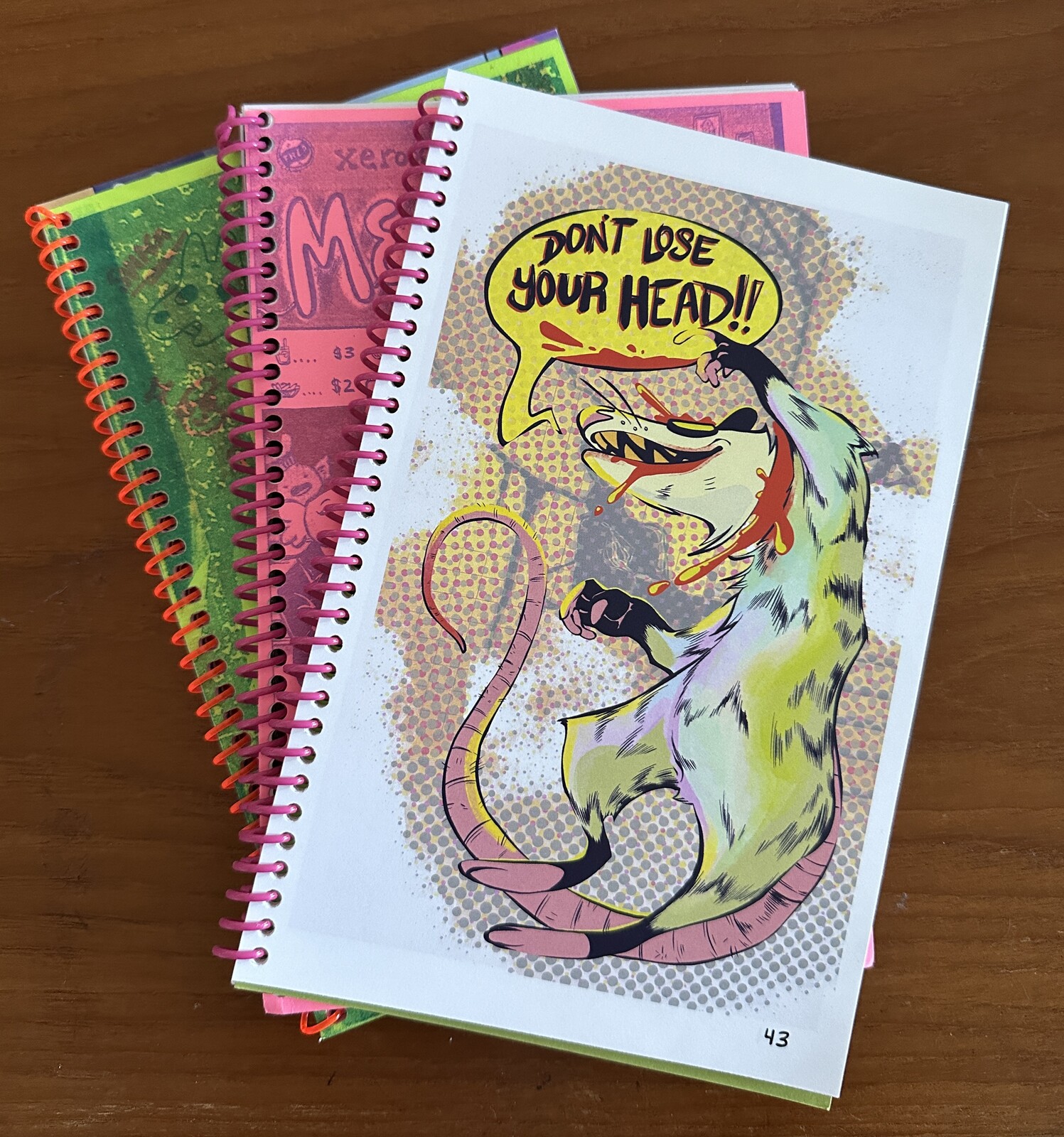 Don't Lose Your Head inside the XCB anthology zine "Funny Animals"
