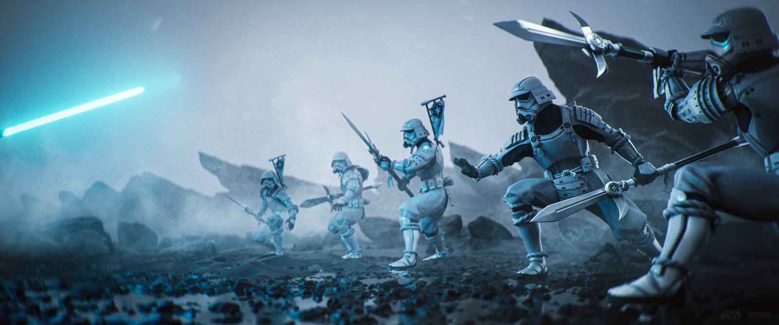 Samurai Starwars Battle