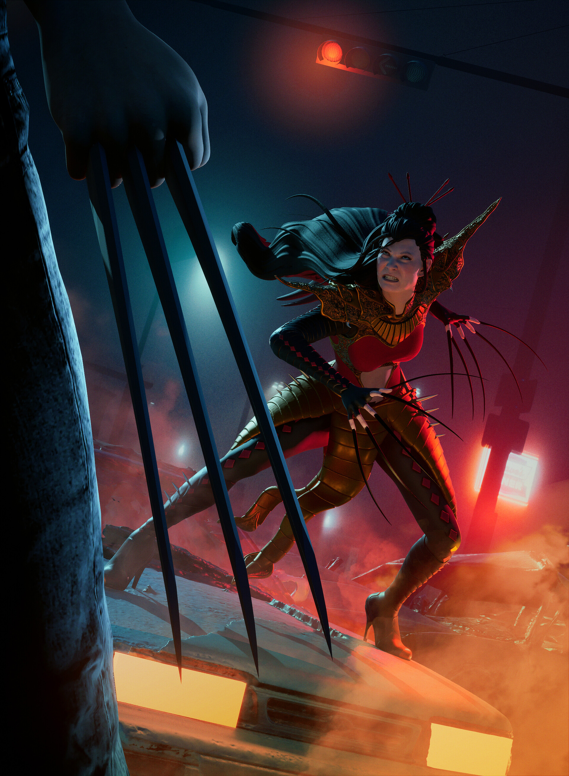 ArtStation - Upper Deck Fleer Ultra Matriarchs of Marvel