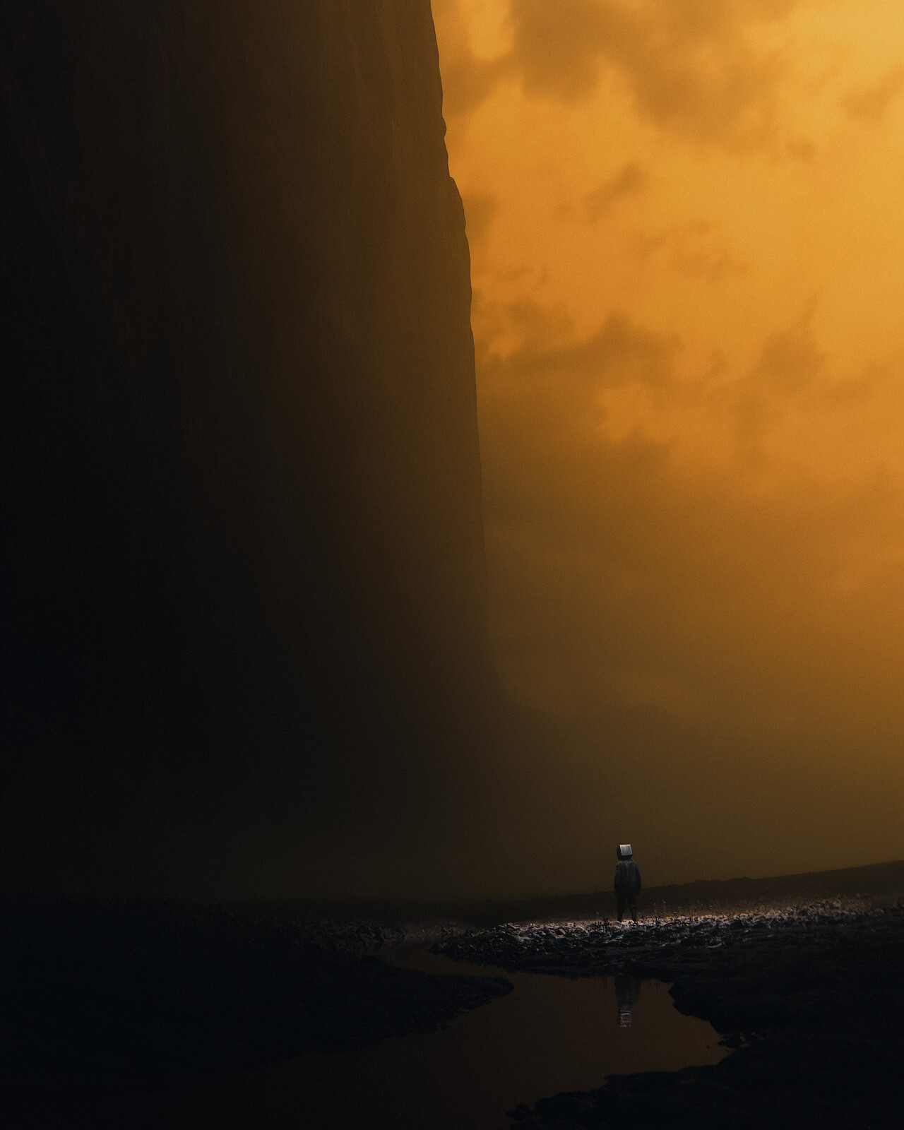 cliffside trek