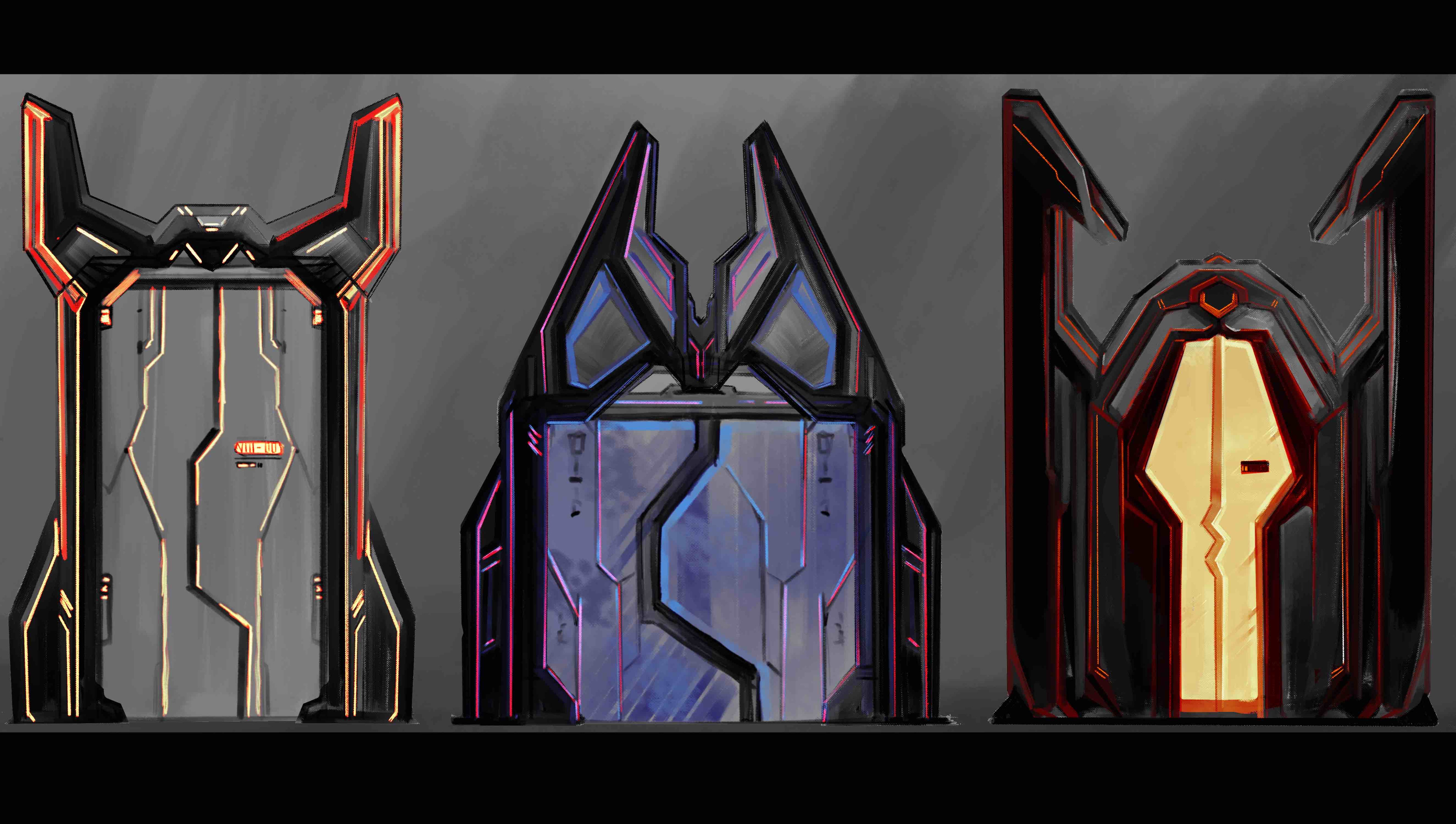 Straightforward sci-fi doors