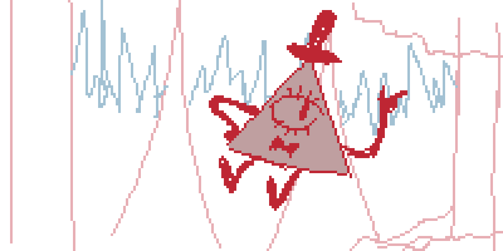 ArtStation - Bill Cipher Pixel art