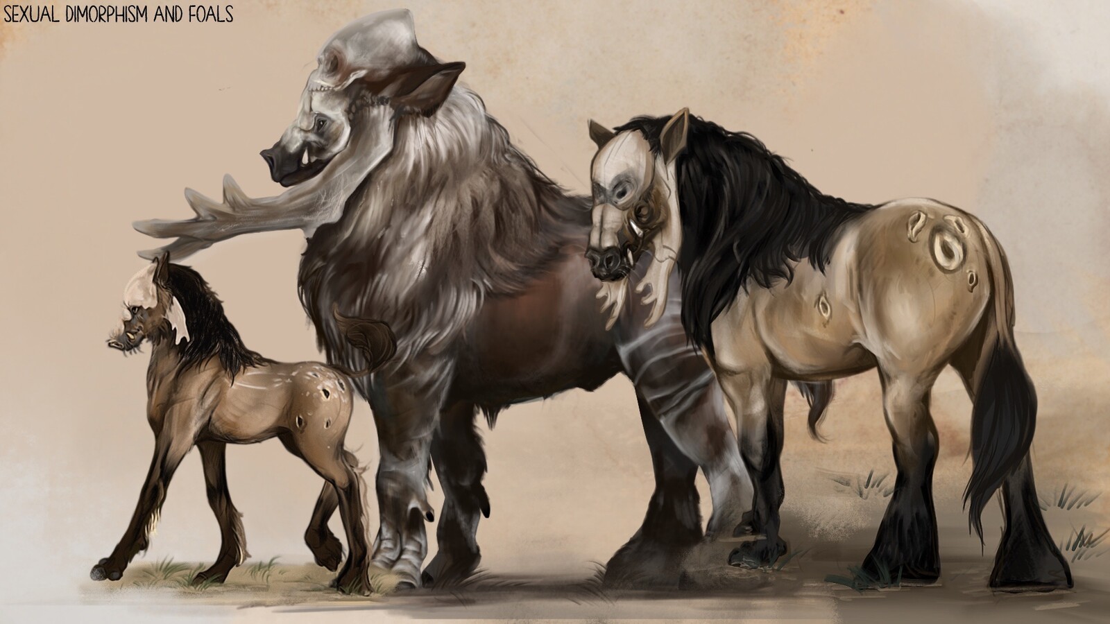 Size references to each other.