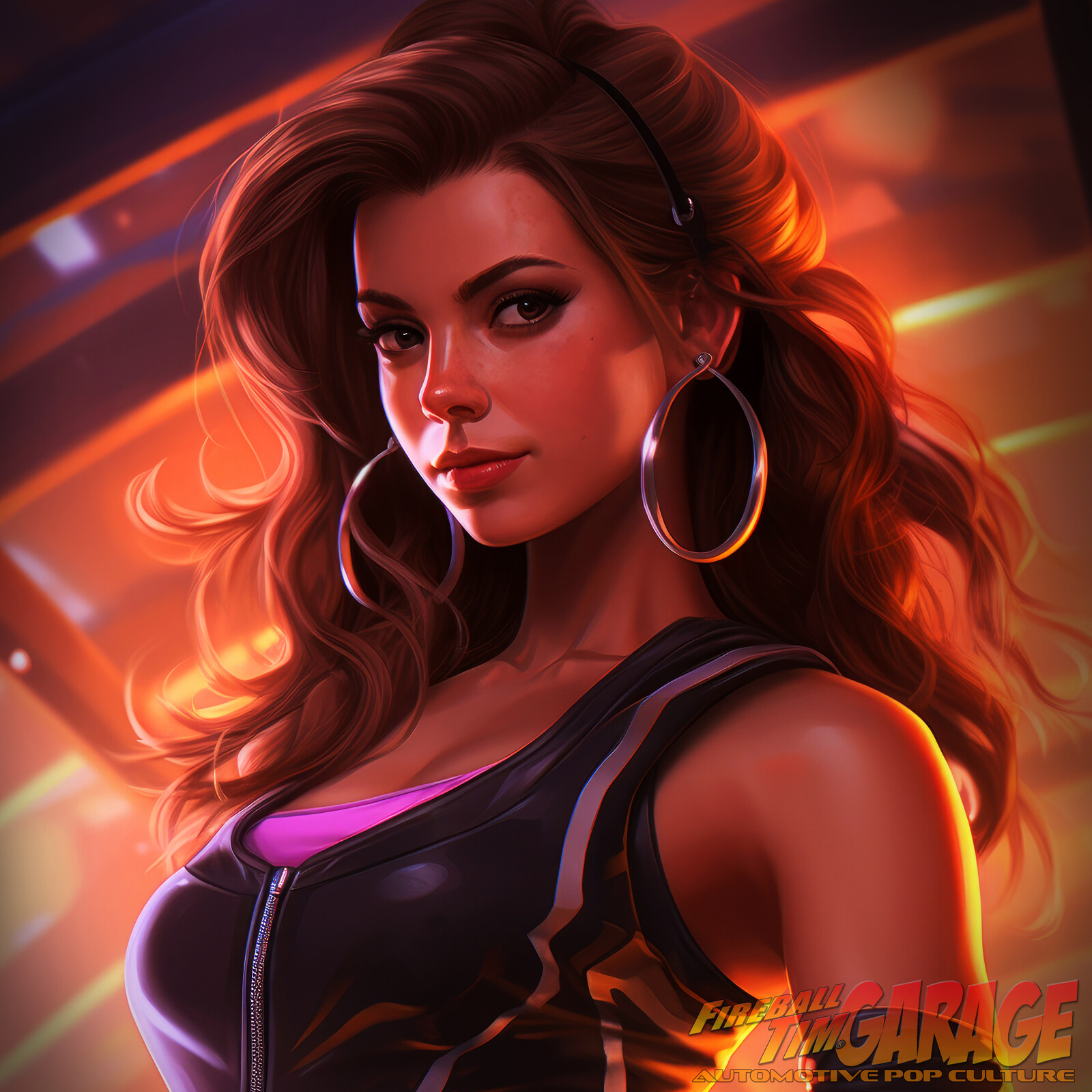 Keiko Drift JDM Pinup
