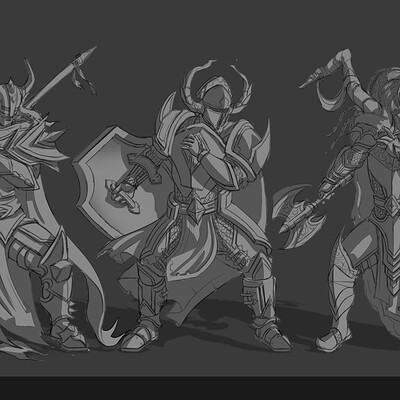 Vinicius Damianos Character Concepts