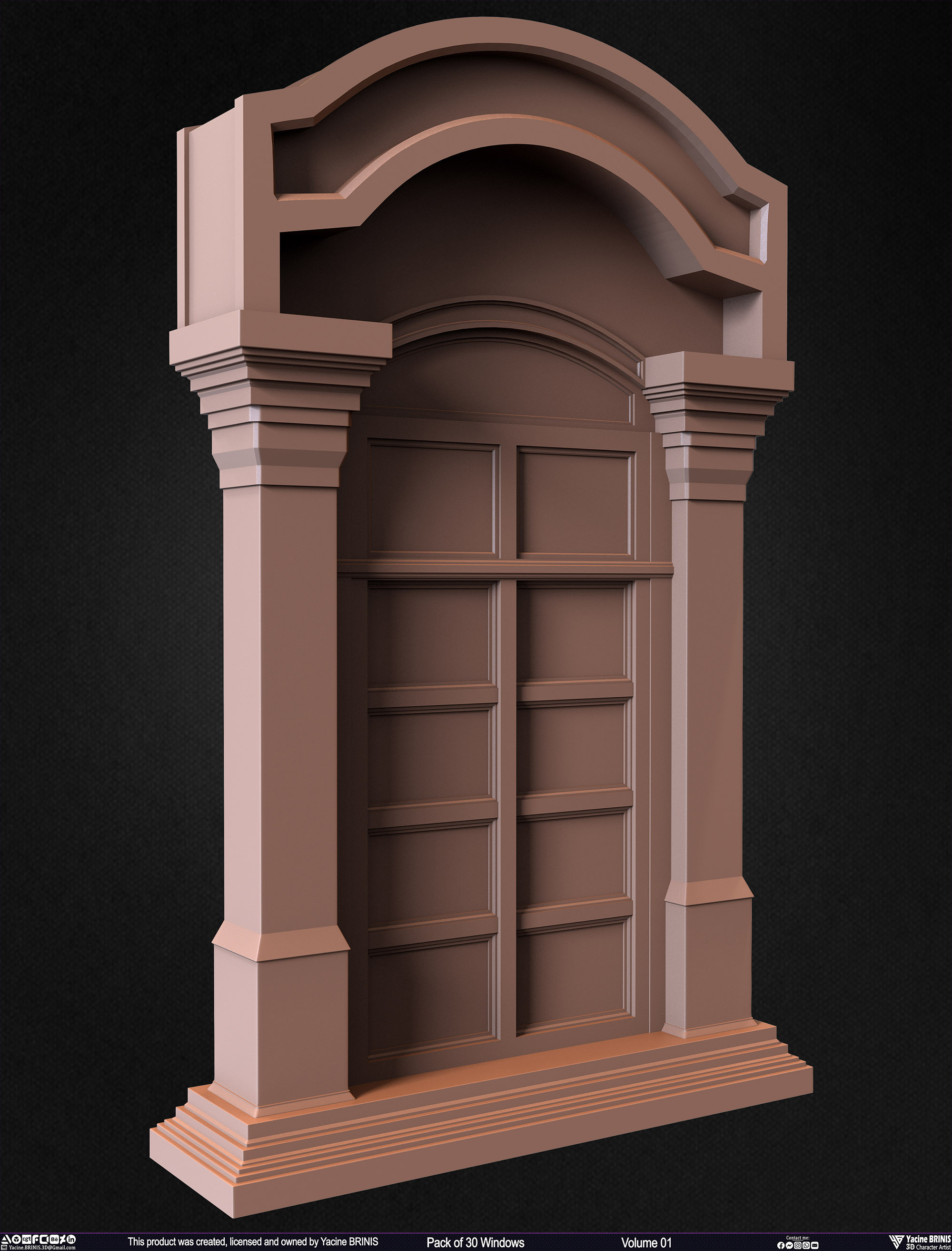 Pack of Windows, Sculpted by Yacine BRINIS Set 014
