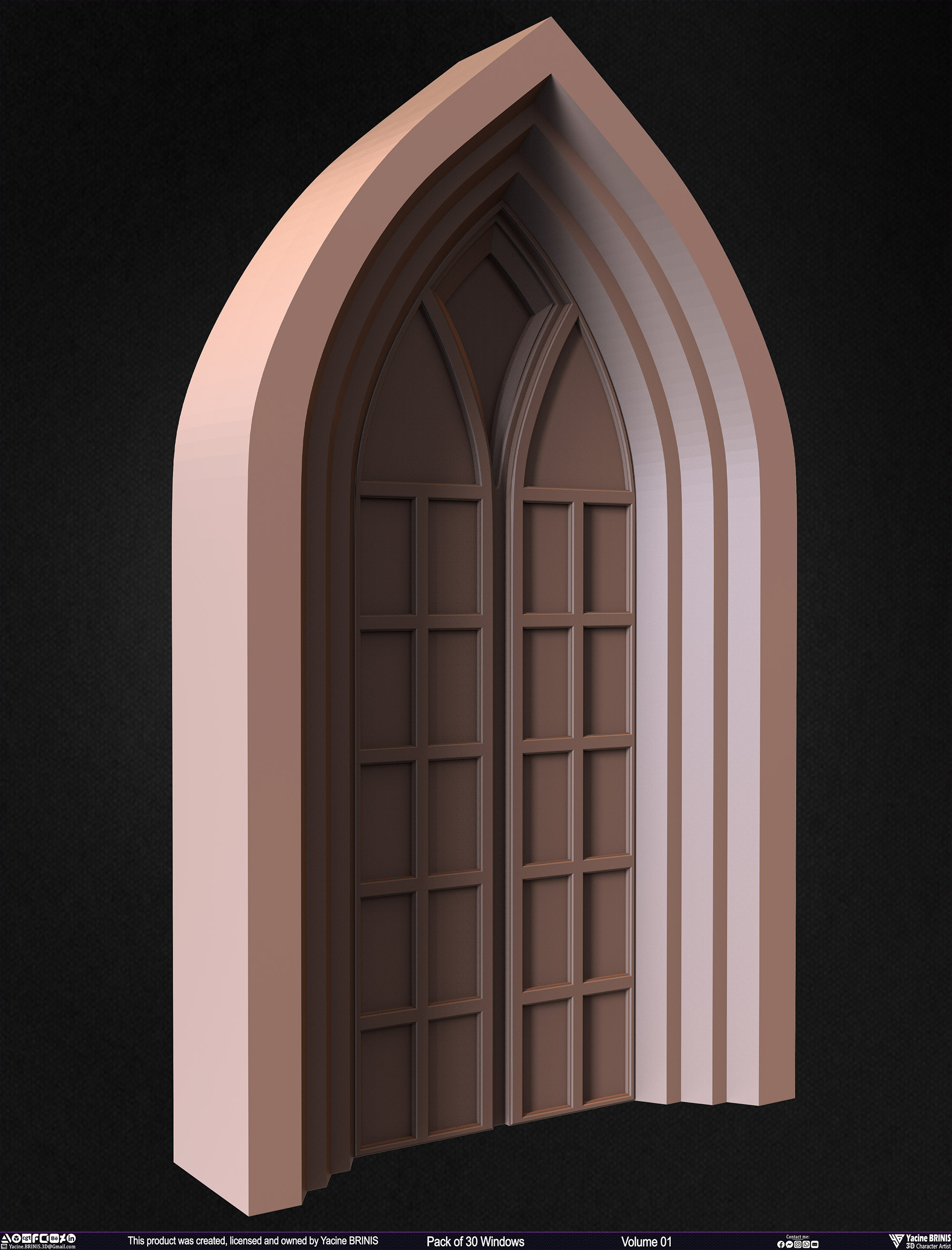 Pack of Windows, Sculpted by Yacine BRINIS Set 016