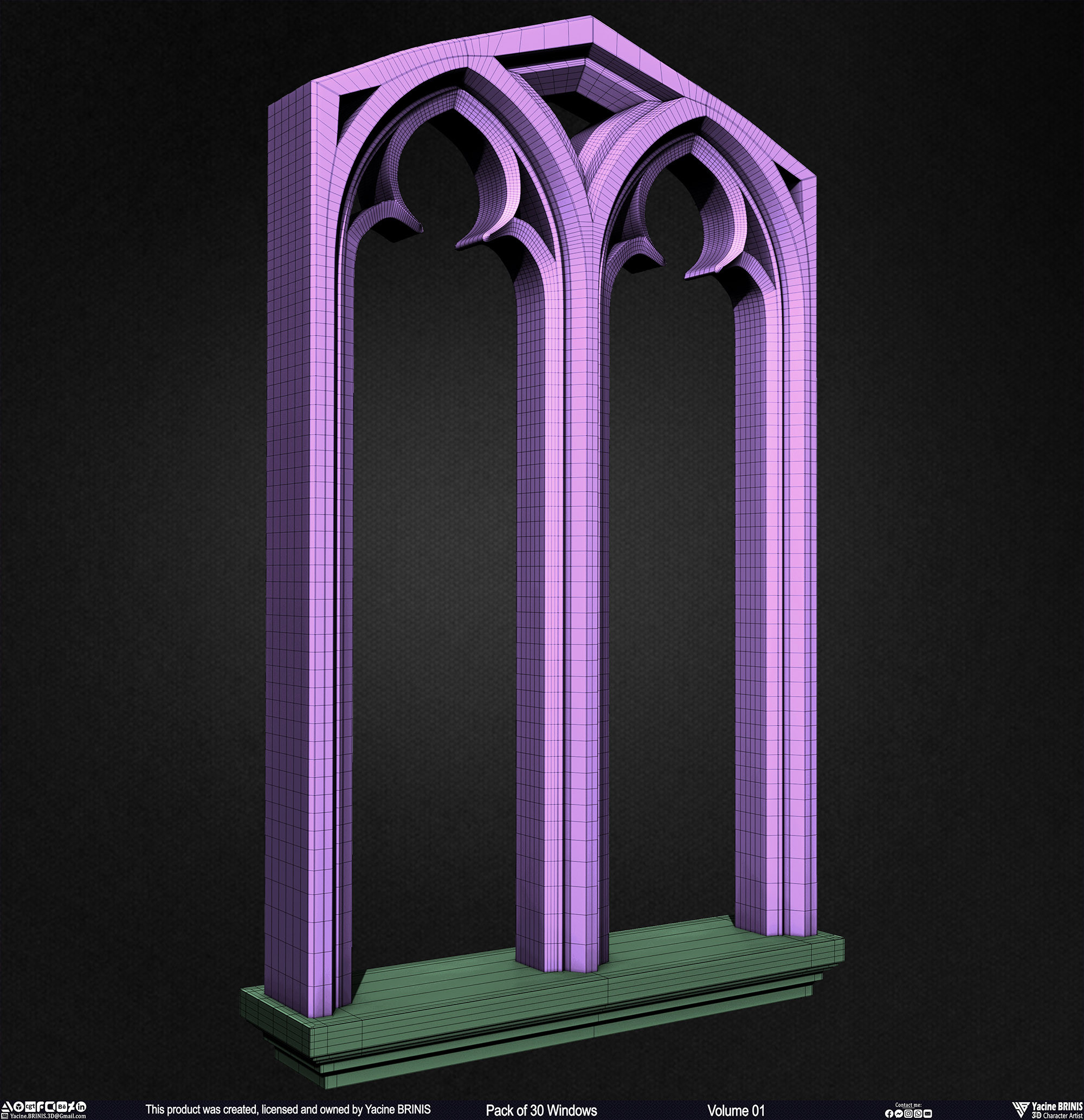 Pack of Windows, Sculpted by Yacine BRINIS Set 019