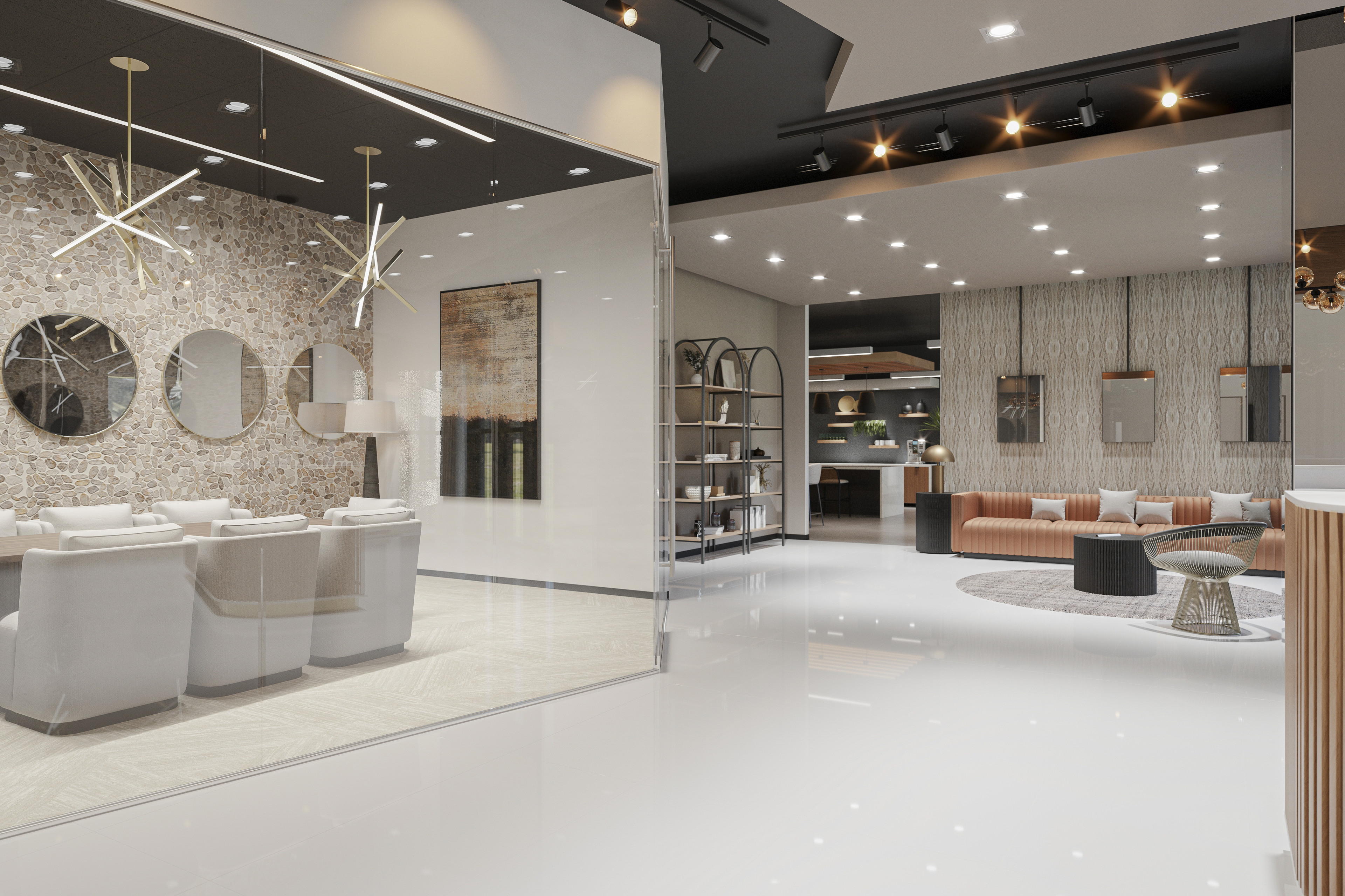 Lobby / Work area and Offic