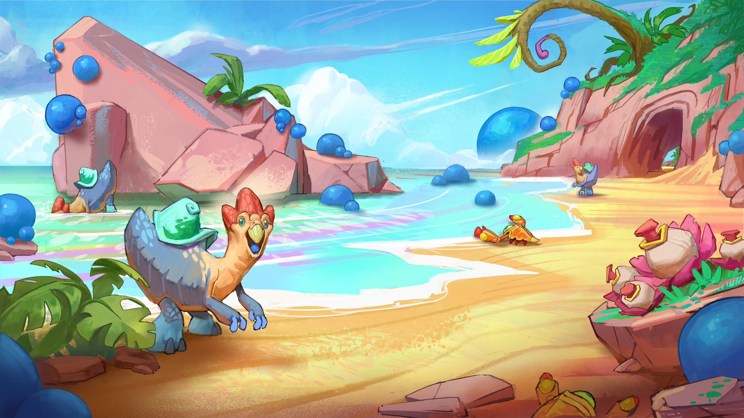 Blueberry beach