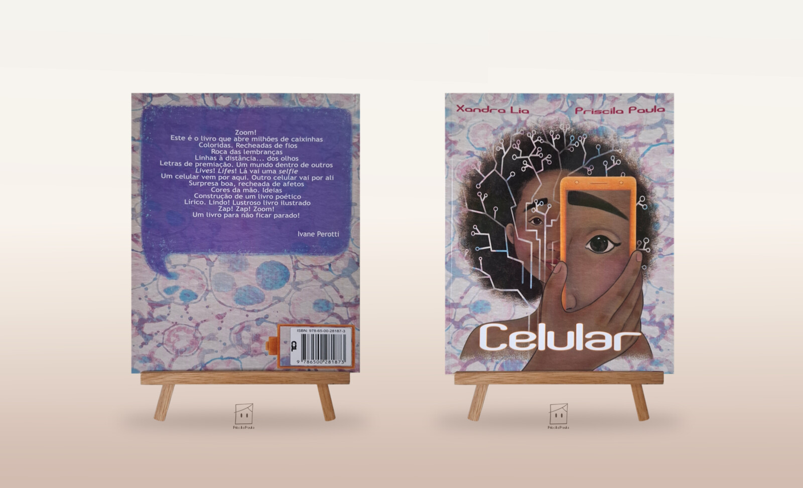 Celular (2021) – Alexandra Lima da silva. Edição e ilustrações de Priscila Paula.