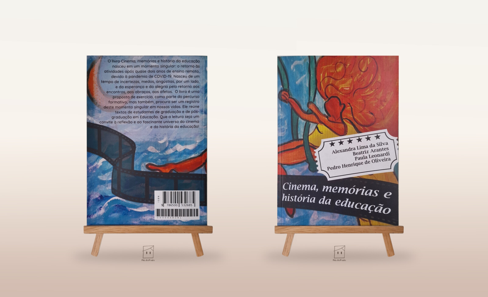 Cinema, memórias e história da educação (2022) - Alexandra Lima da Silva, Beatriz Arantes, Paula Leonardi e Pedro Henrique de oliveira. Edição por Priscila Paula, ilustrações de Alexandra Lima da Silva. 
