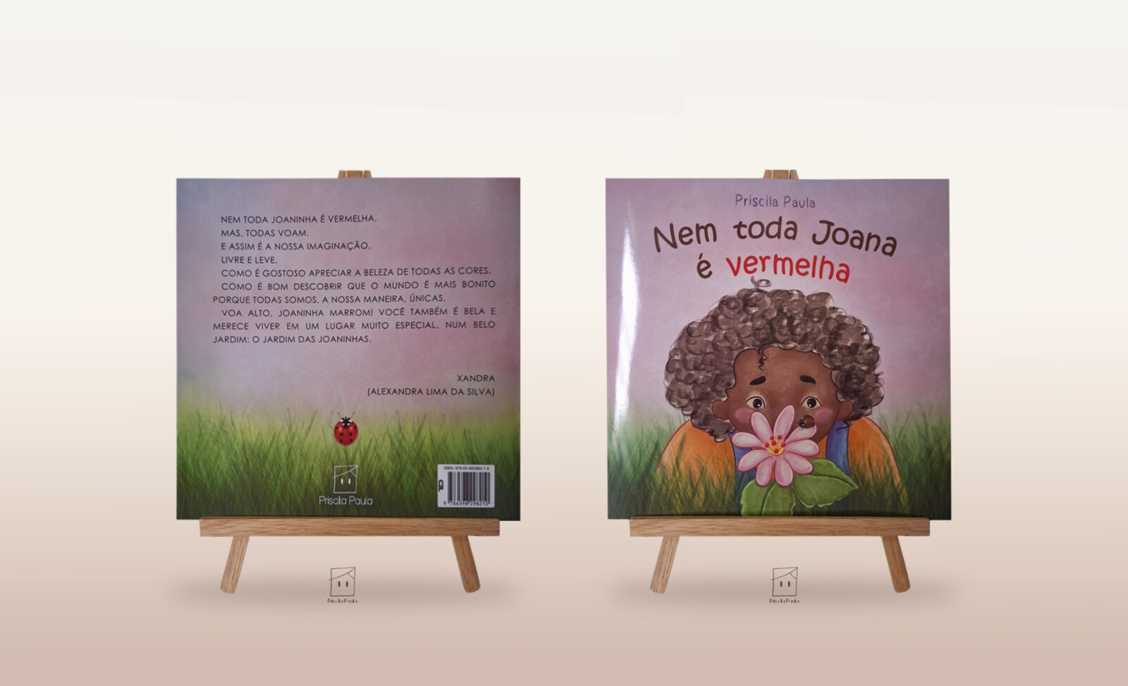 Nem toda Joana é vermelha (2024) - Priscila Paula. 20 p. 20x20 cm. 