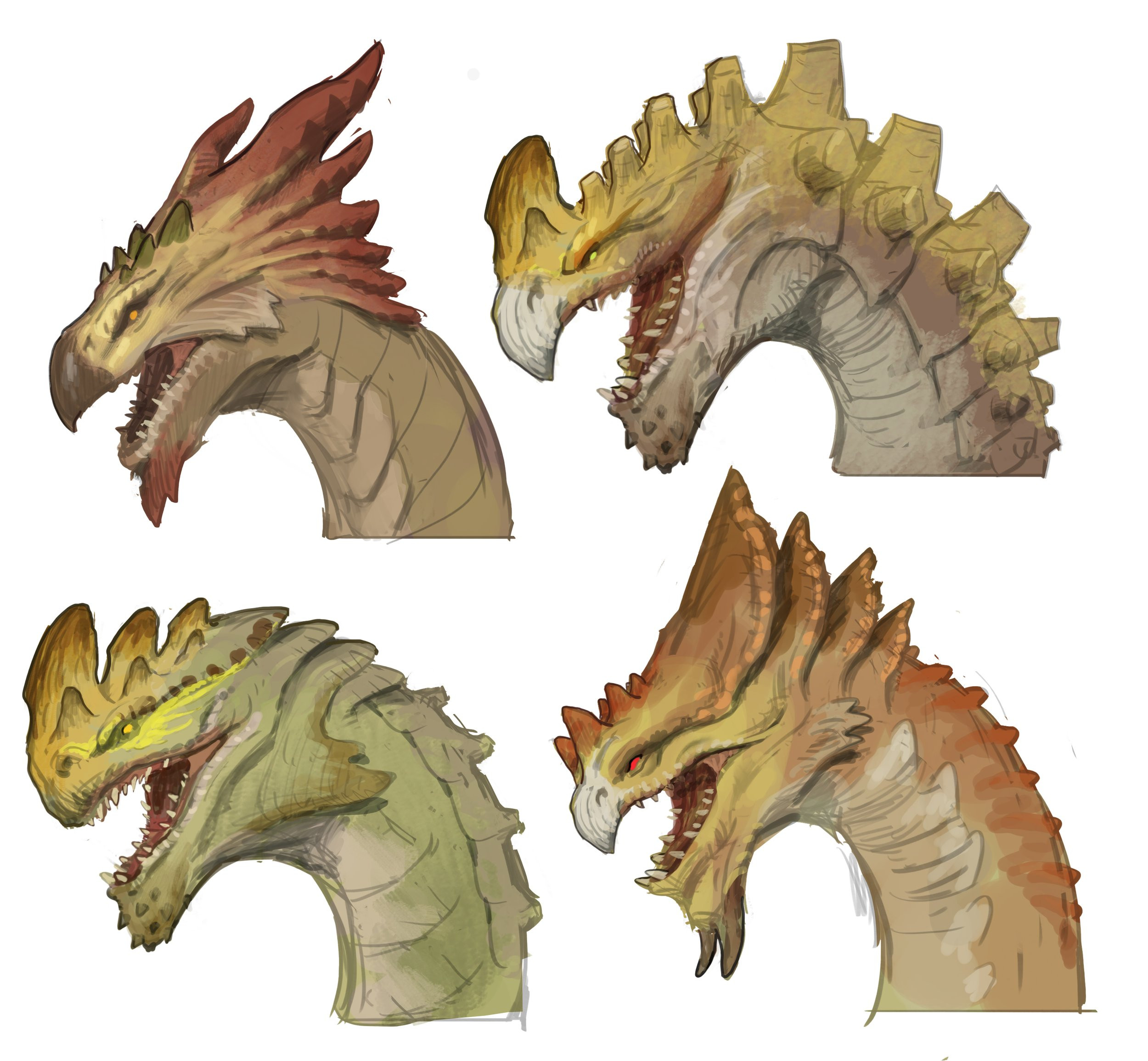 A few different options for the Earth Dragon.