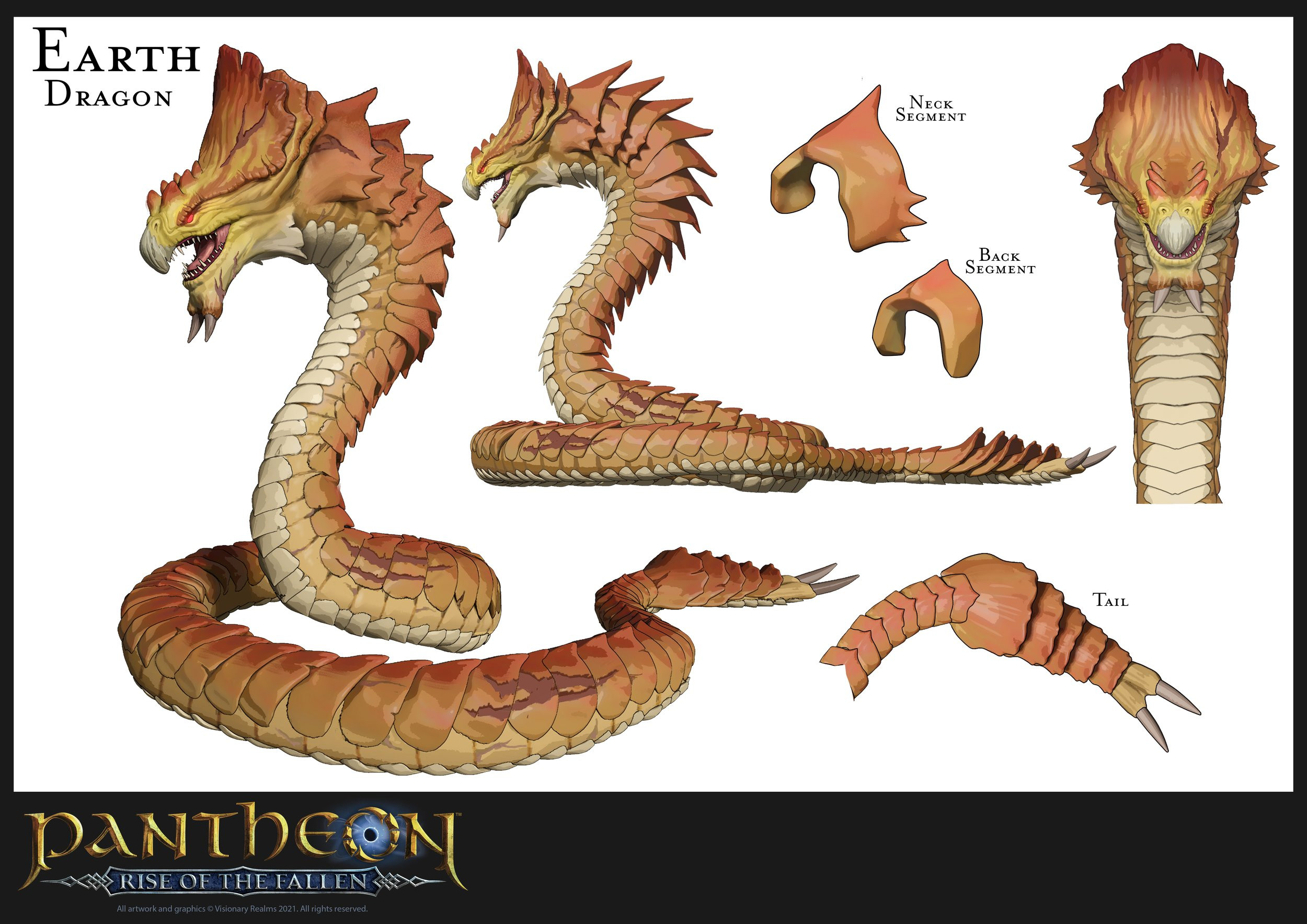 Earth Dragon. A mid-level monster adventurers will face while exploring the land of Terminus.