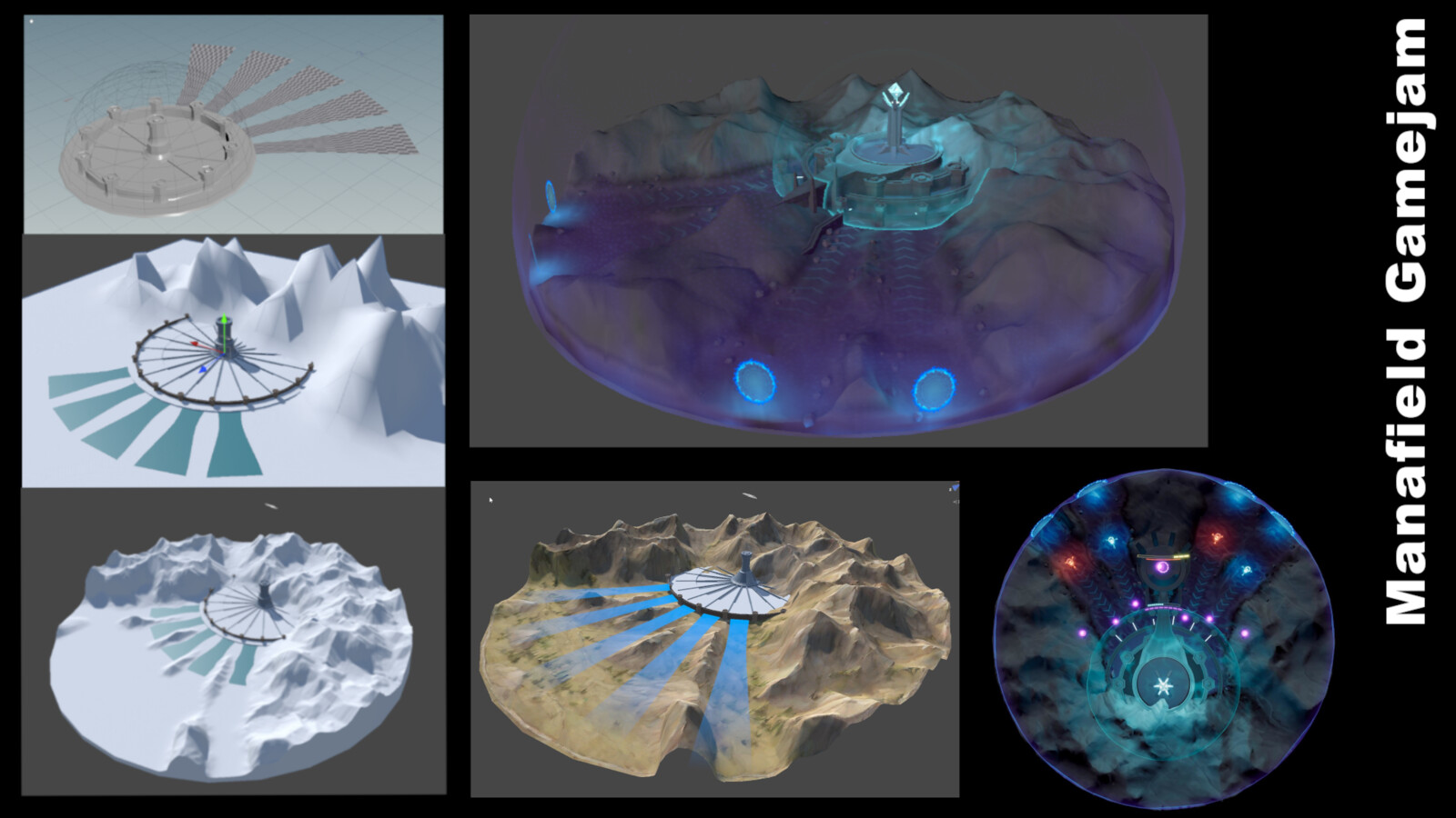 This is the evolution of the environment over the course of the jam.