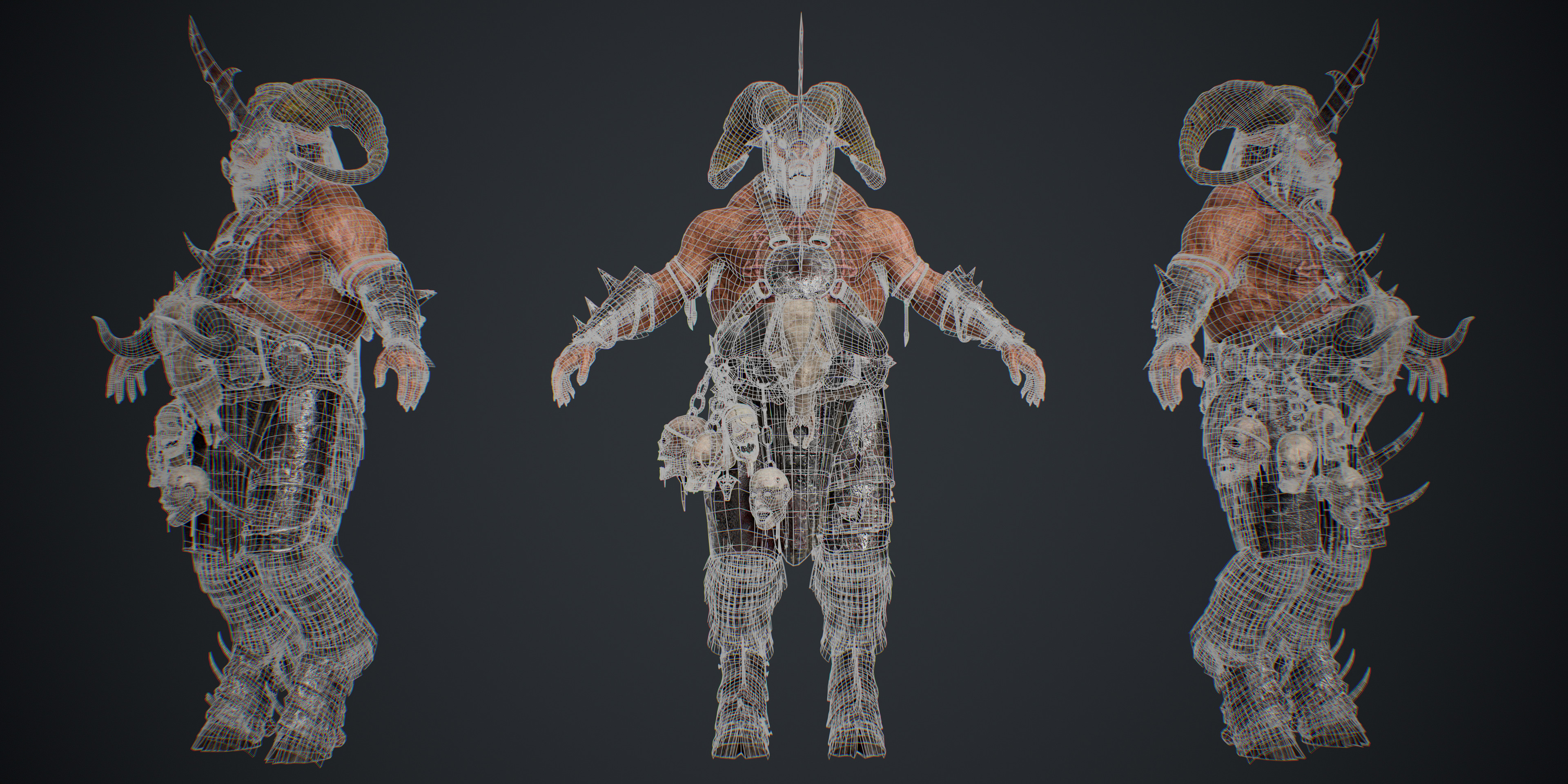 Character Asset: 113,200k tris
Hair Cards: 30,202 tris