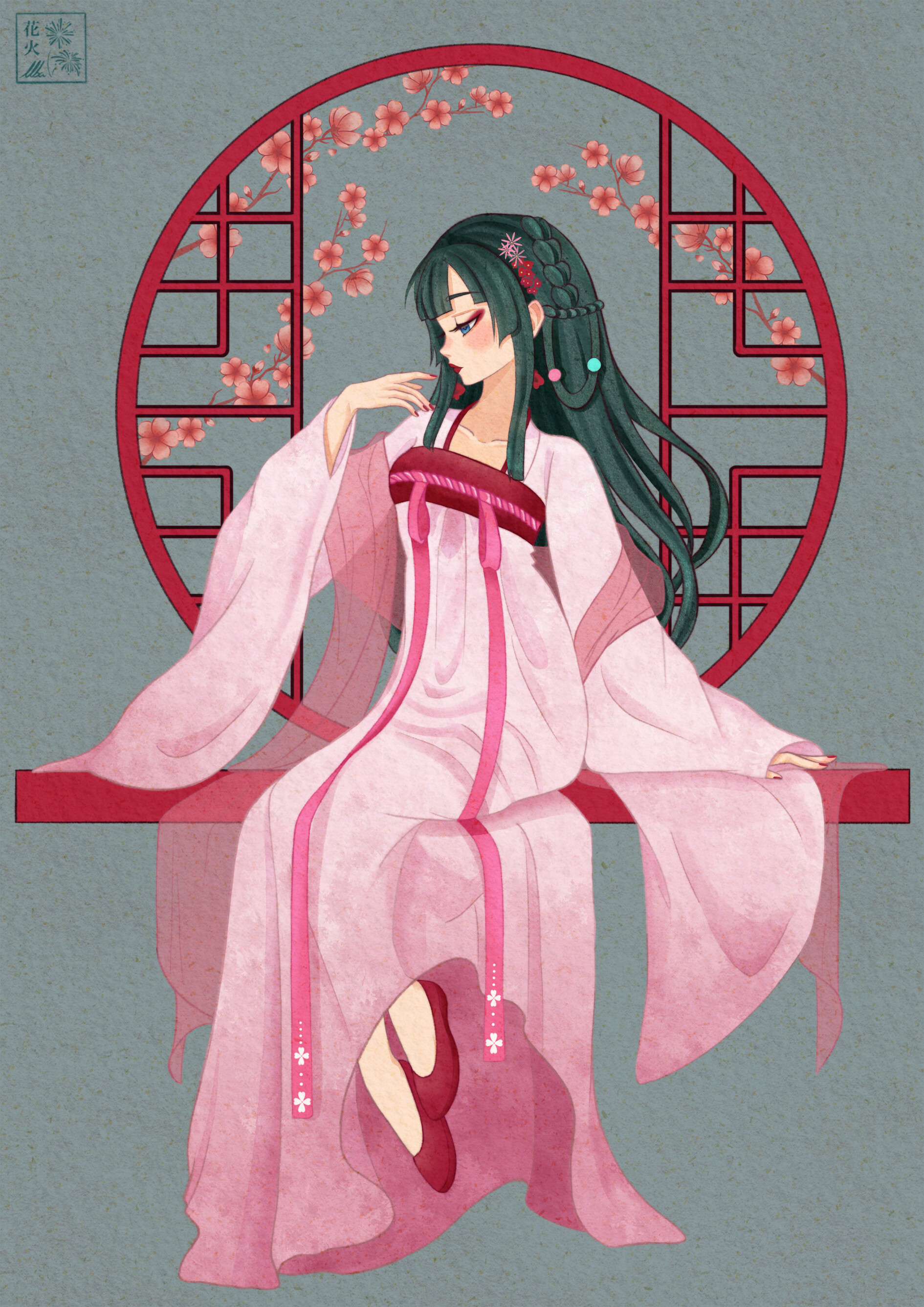 Anime Girls Pink Overall Dress The Angel Next Door Spoils Me Rotten Acrylic  Stand Mahiru Shiina, image size:1890x2673