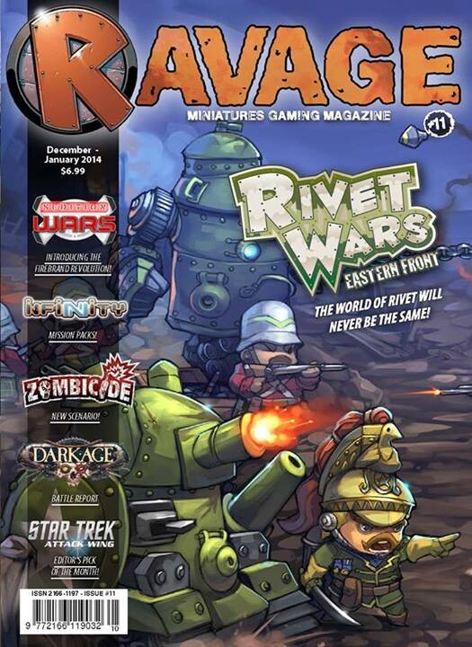 A great cover piece Rivet Wars had in Ravage magazine. 