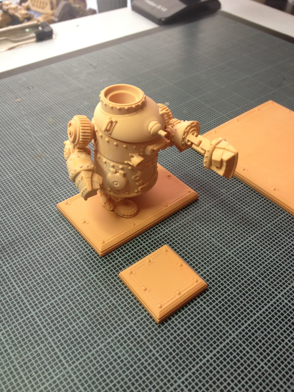 One of the beautiful 3D prints before being sent to the factory.